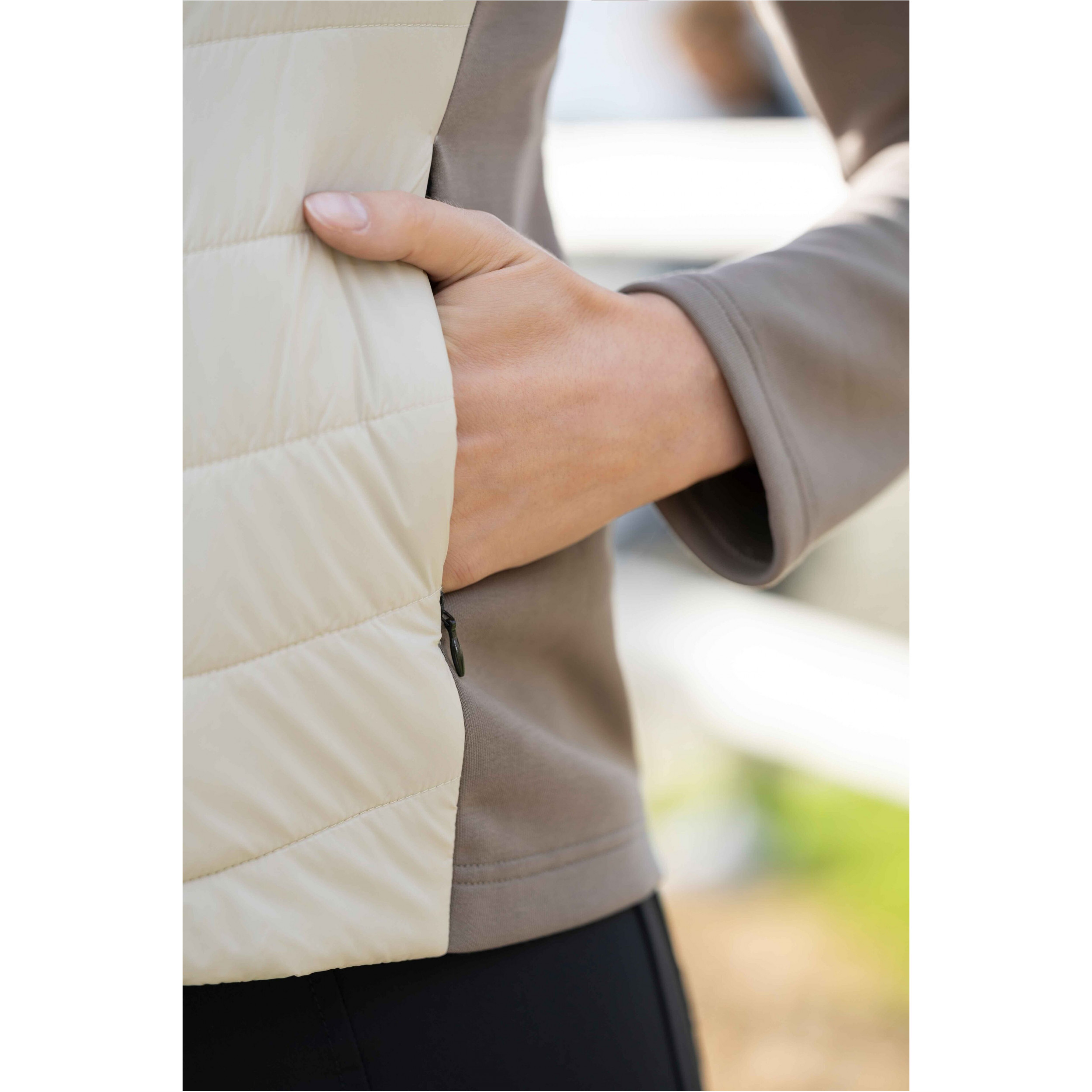 Damen Steppjacke AMALFI beige/taupe