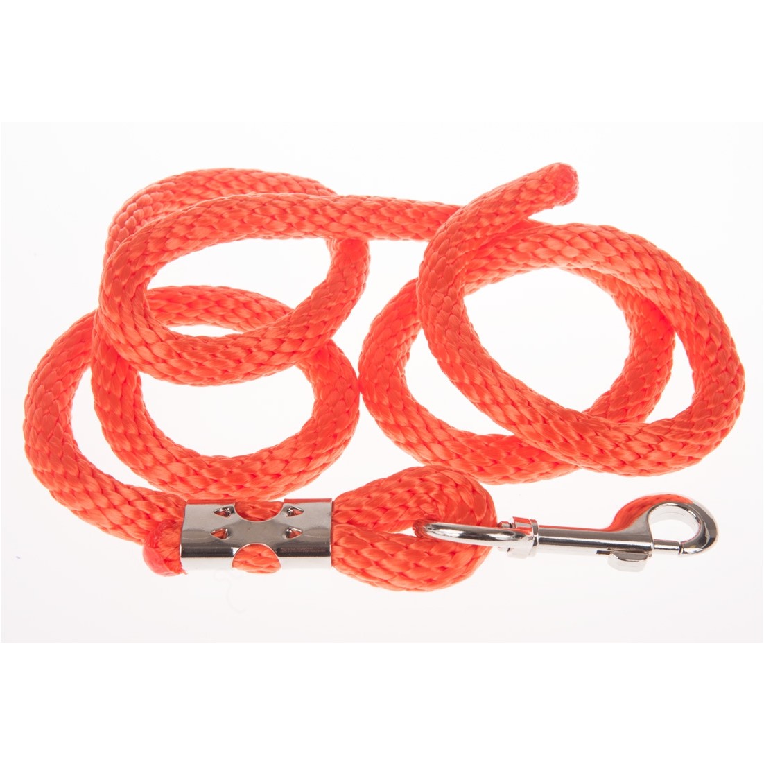 Führstrick mit Karabinerhaken BRIGHT orange 200cm