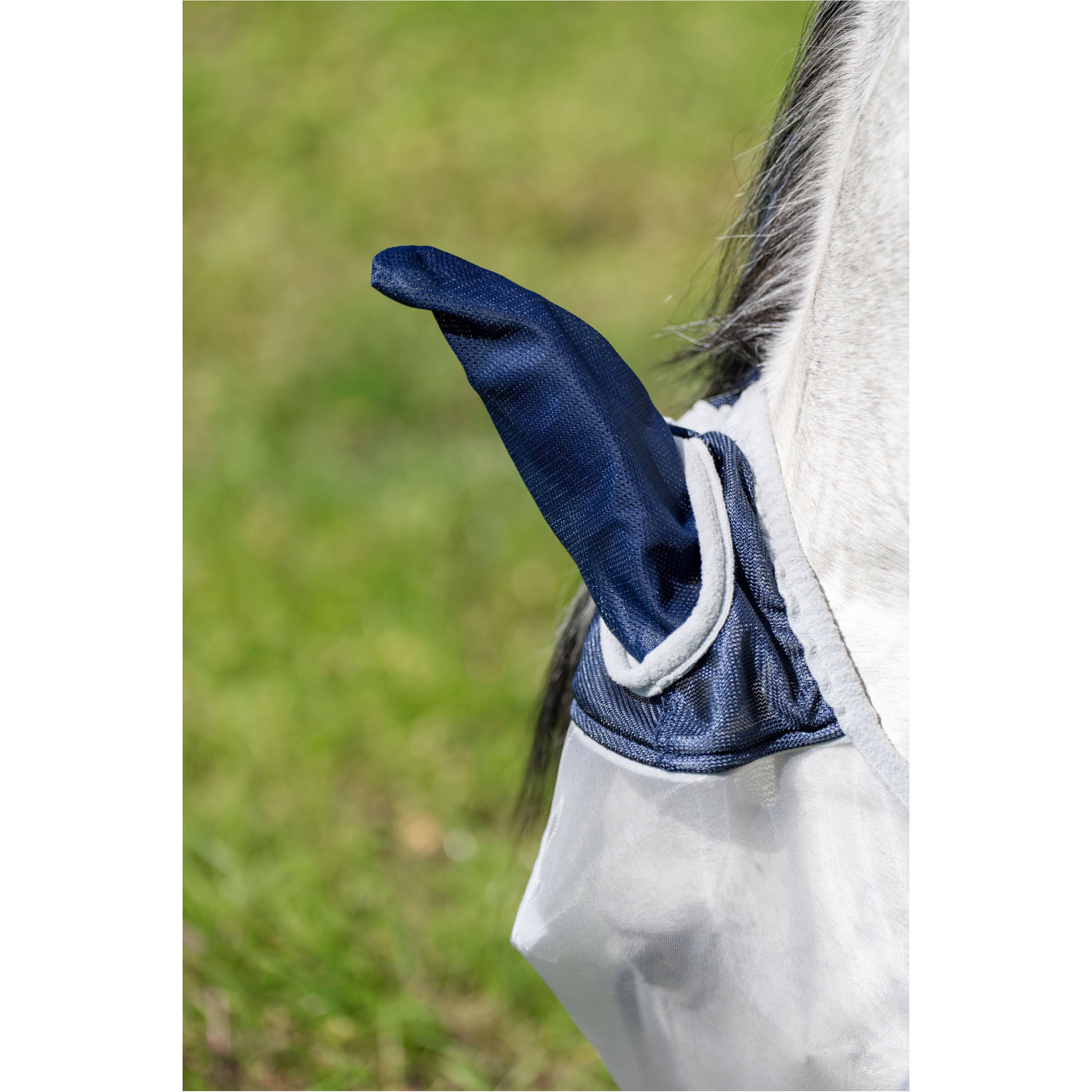 Fliegenmaske AMIGO Shield Flymask navy/silver