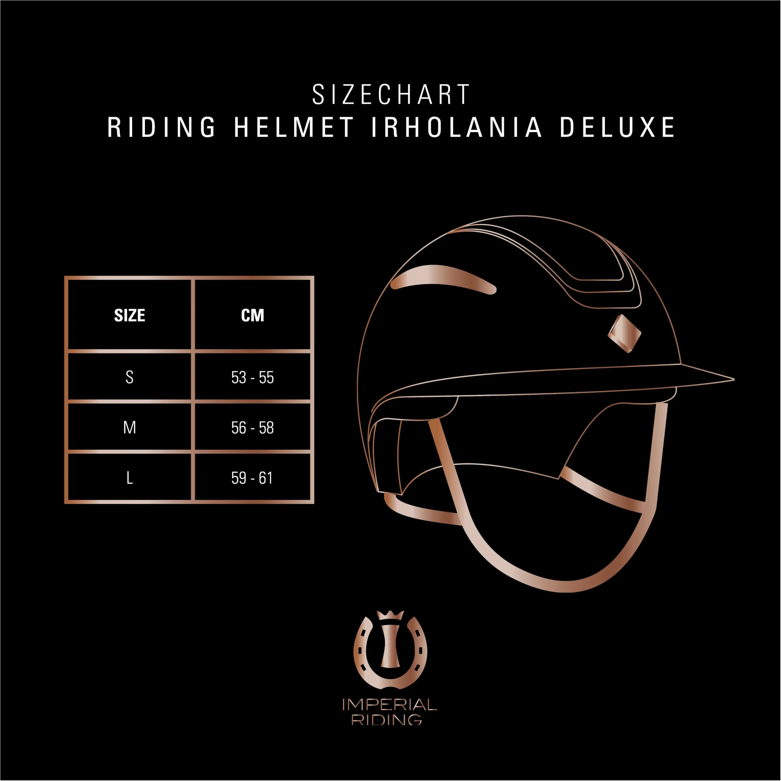 Reithelm IRHOlania Deluxe big visor navy/rosegold