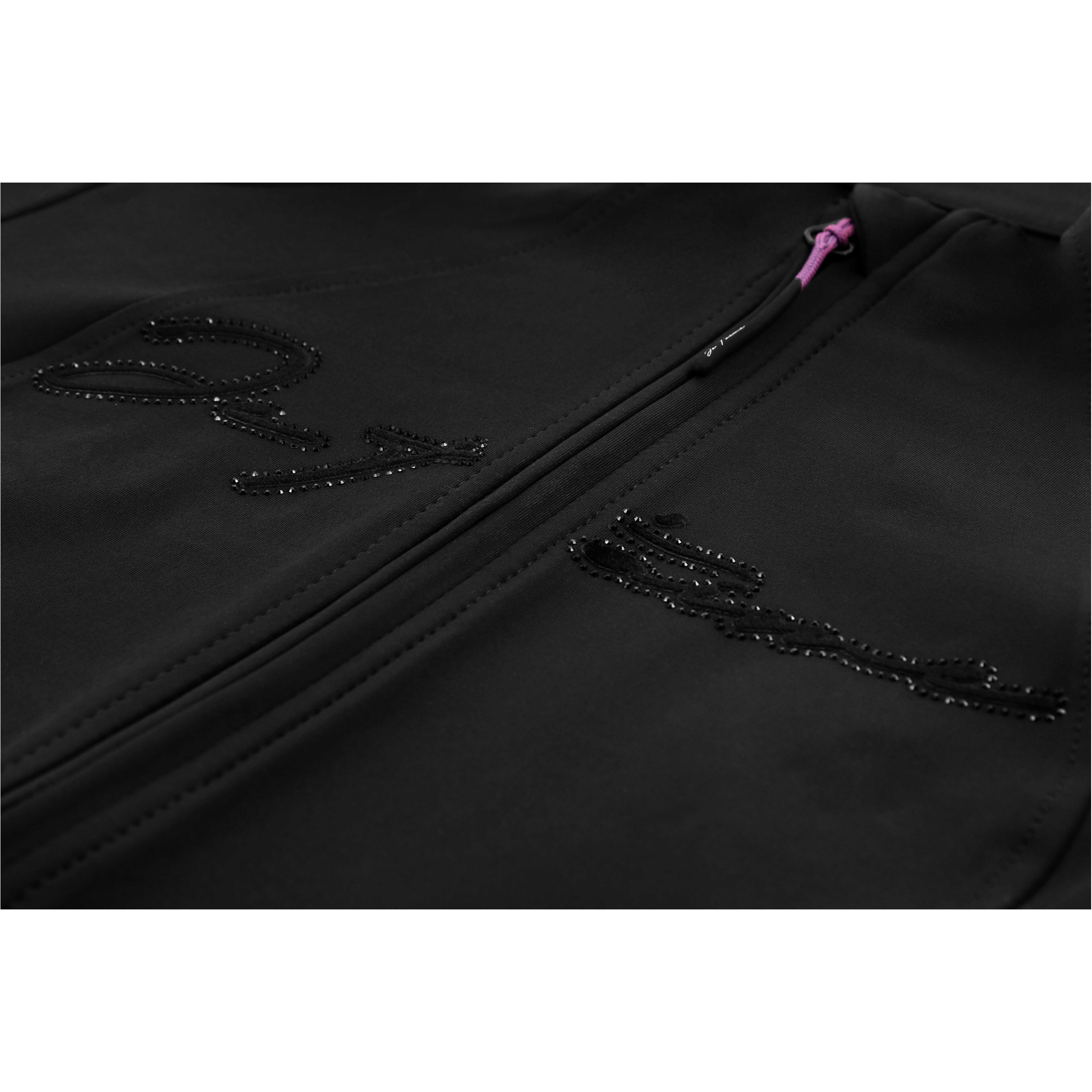 Damen Softshelljacke Je t'aime EK-ILONA schwarz