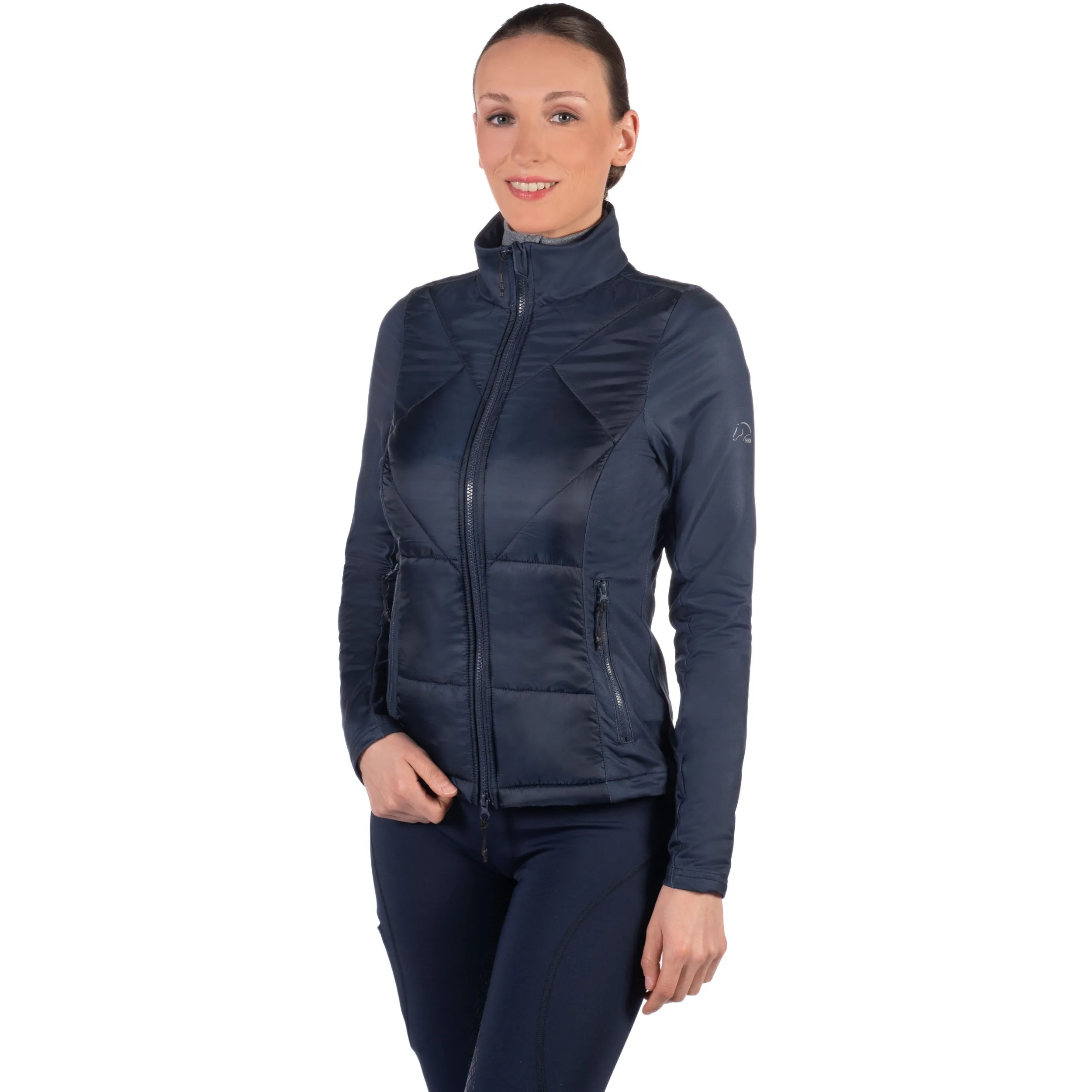 Damen Jersey-/Nylonjacke PRAG II STYLE dunkelblau