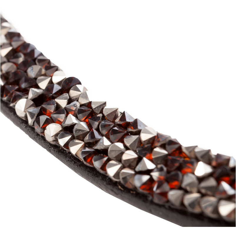 Stirnband BUTTON braun