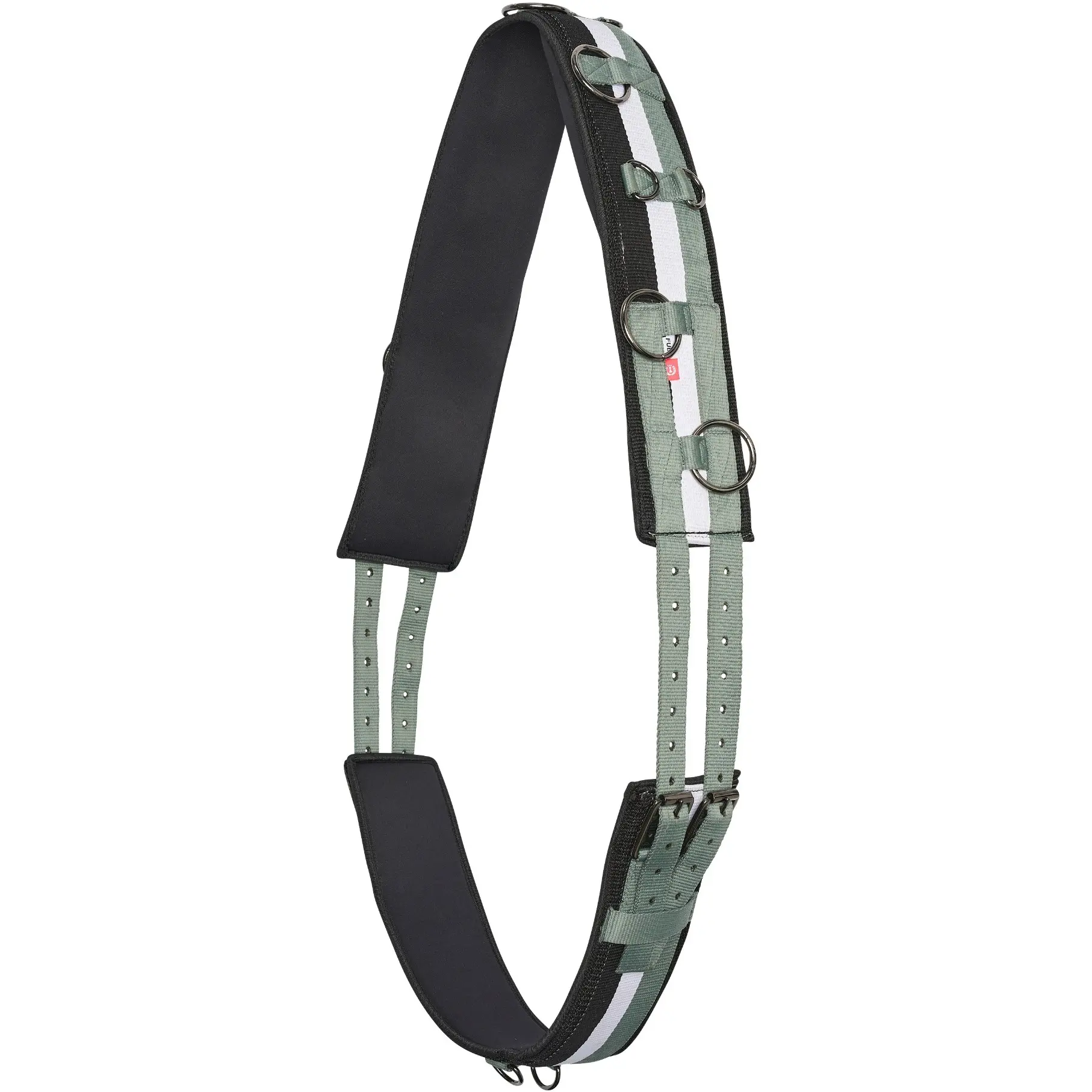 sage green/white/black