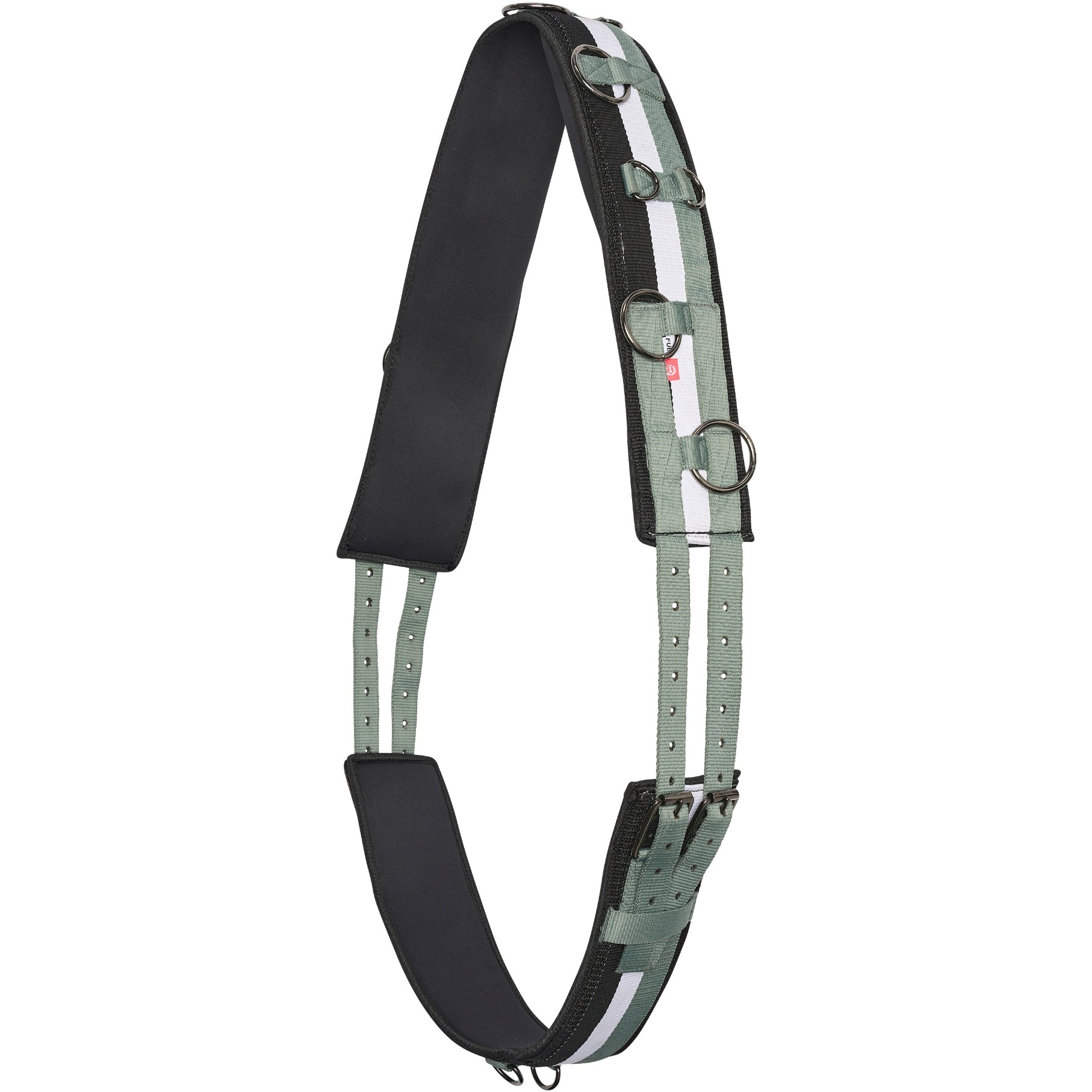 sage green/white/black