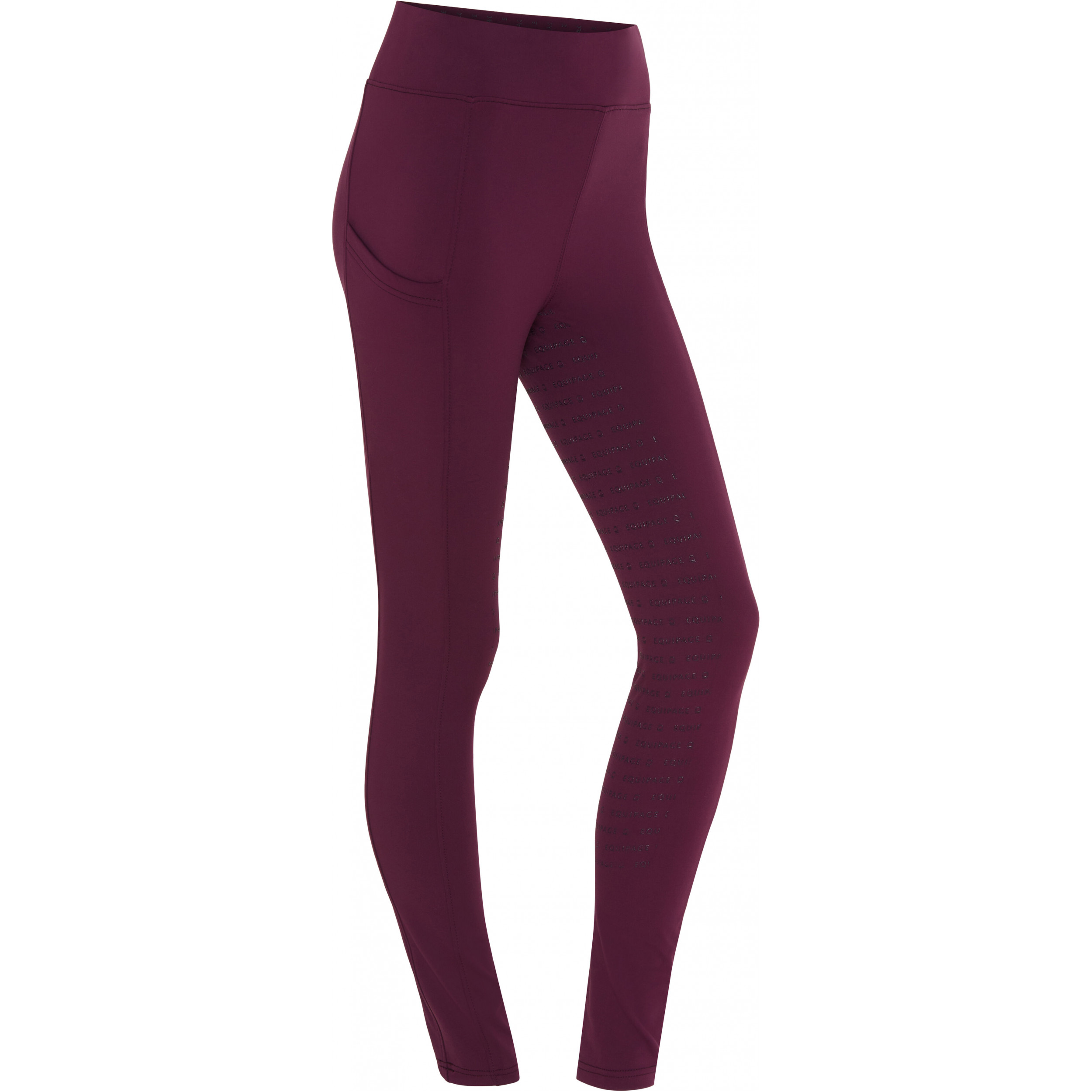 Damen Reitleggings Silikon Vollbesatz TAWNY italian plum Damen Reitleggings Silikon Vollbesatz TAWNY italian plum