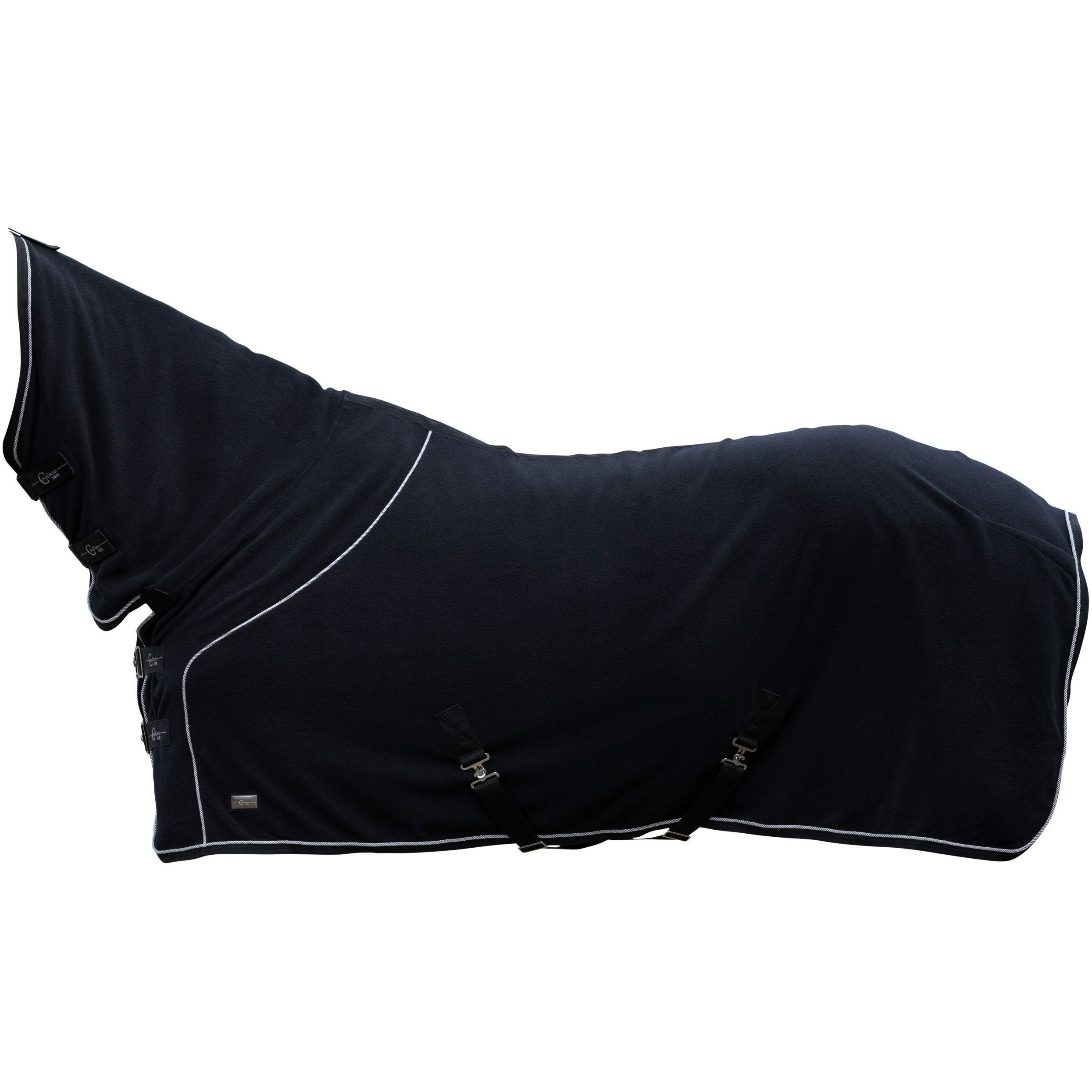 Abschwitzdecke mit Halsteil CovallieroTherm schwarz Abschwitzdecke mit Halsteil CovallieroTherm schwarz