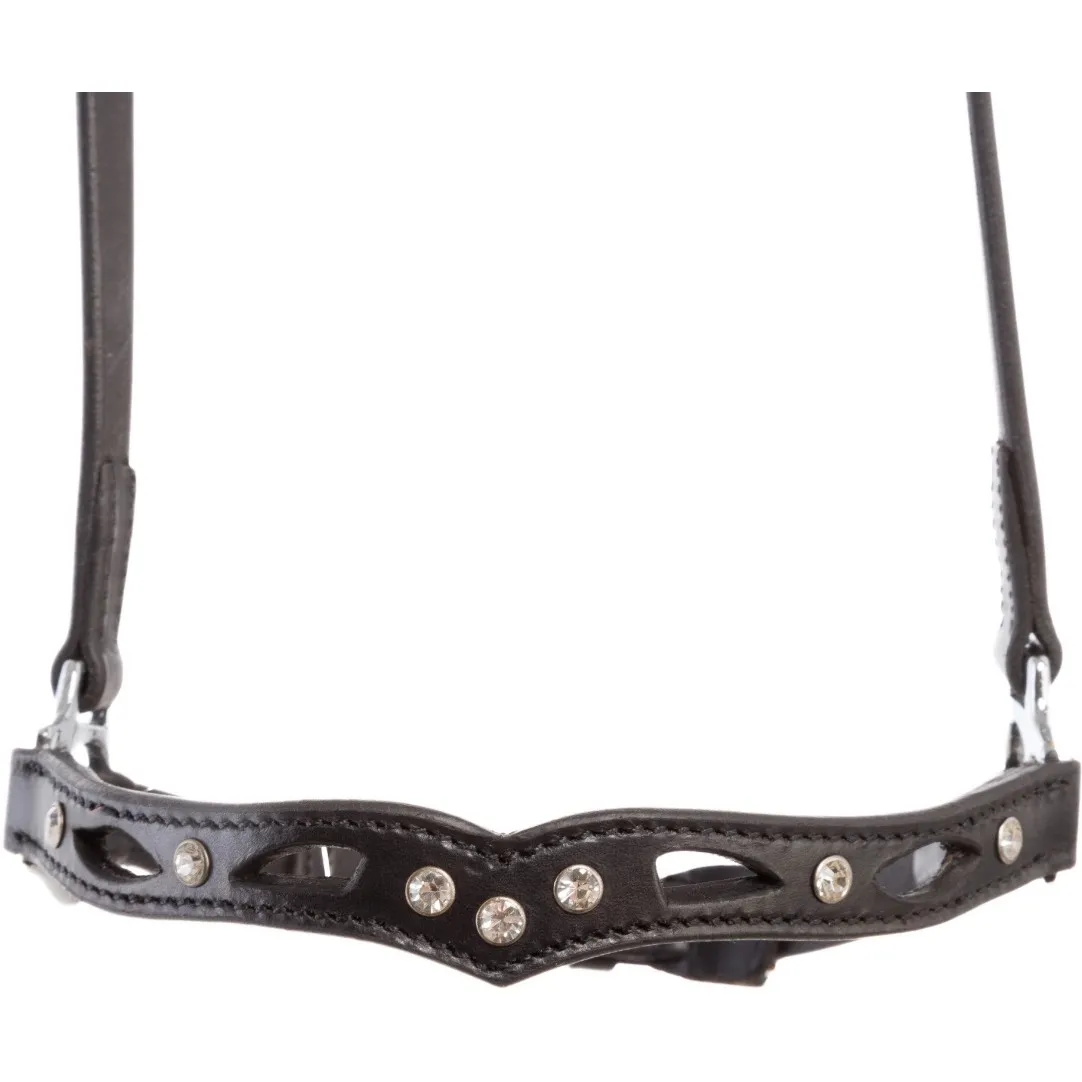 Reithalfter Island hannoveranisch RAGNAR Celtic schwarz/silber