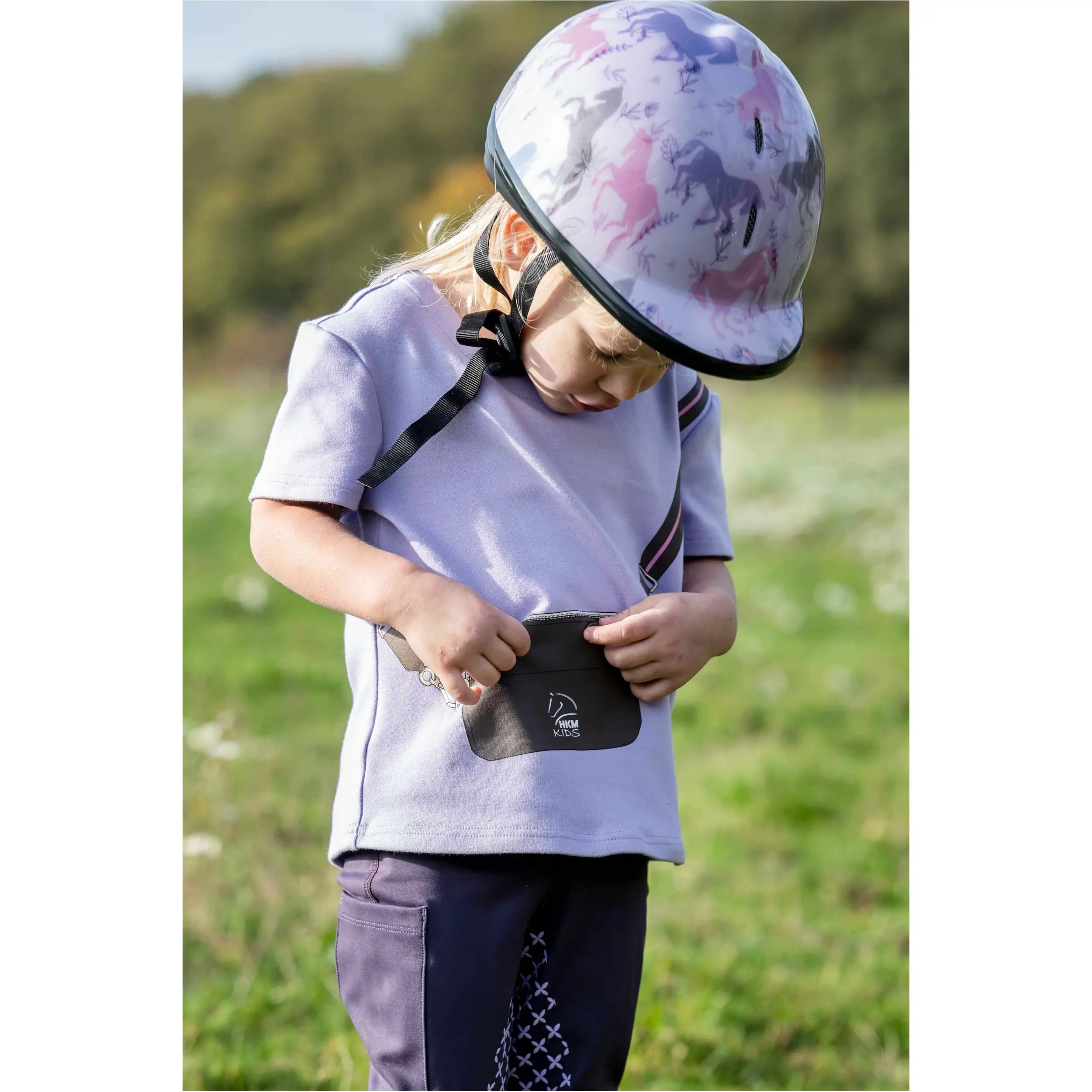 Kinder Sweatshirt LOLA BAG lavendel