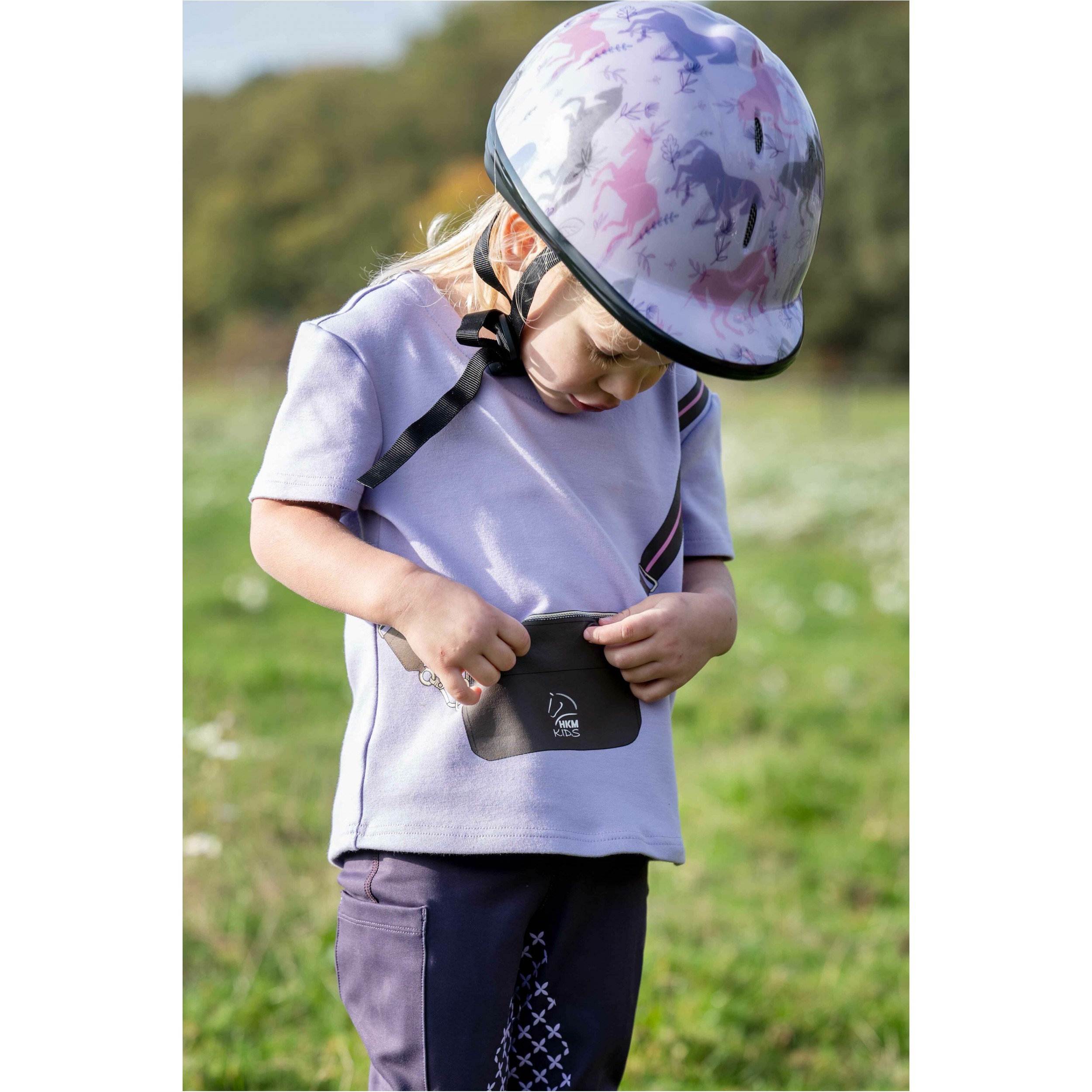 Kinder Sweatshirt LOLA BAG lavendel