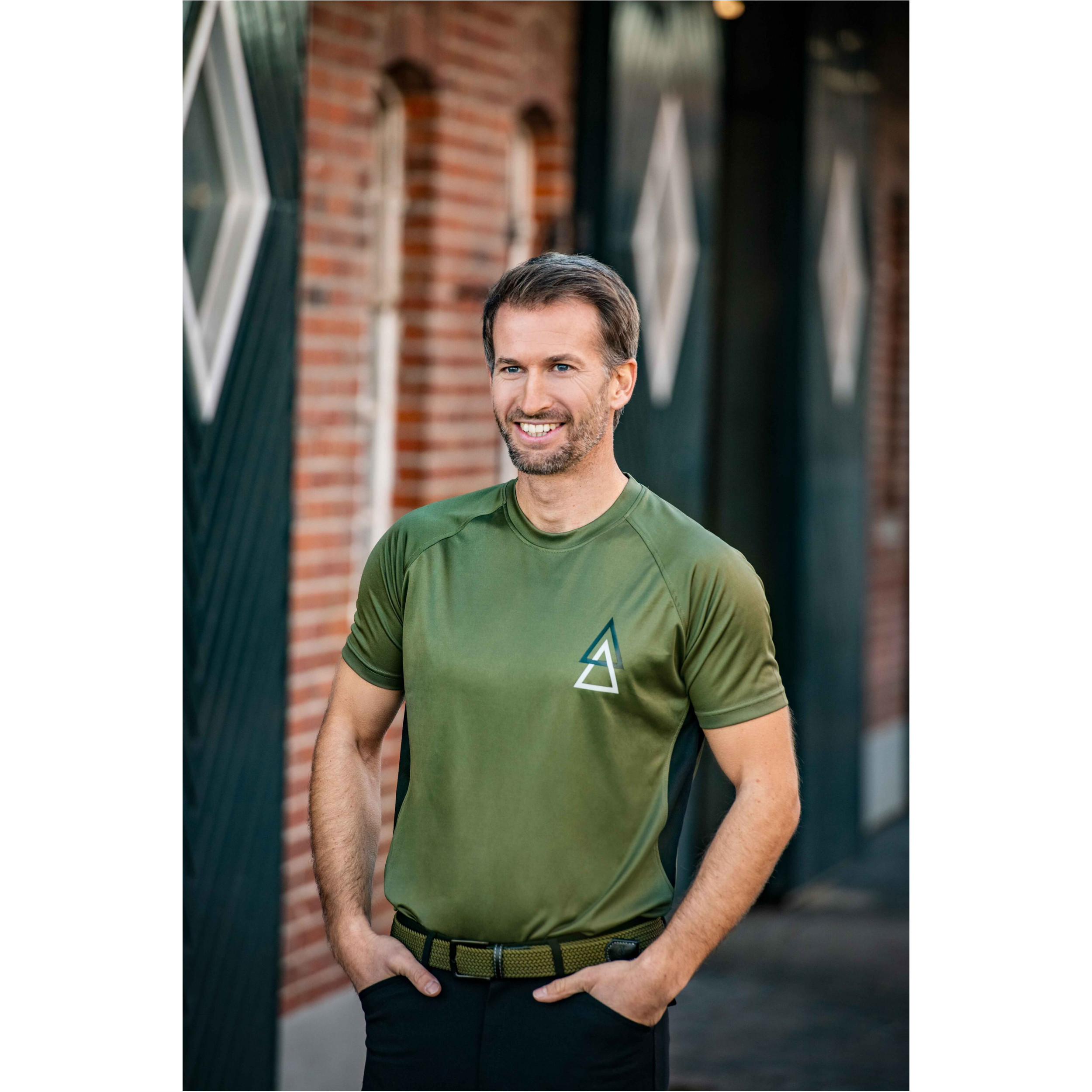 Herren T-Shirt JACOB olivgrün