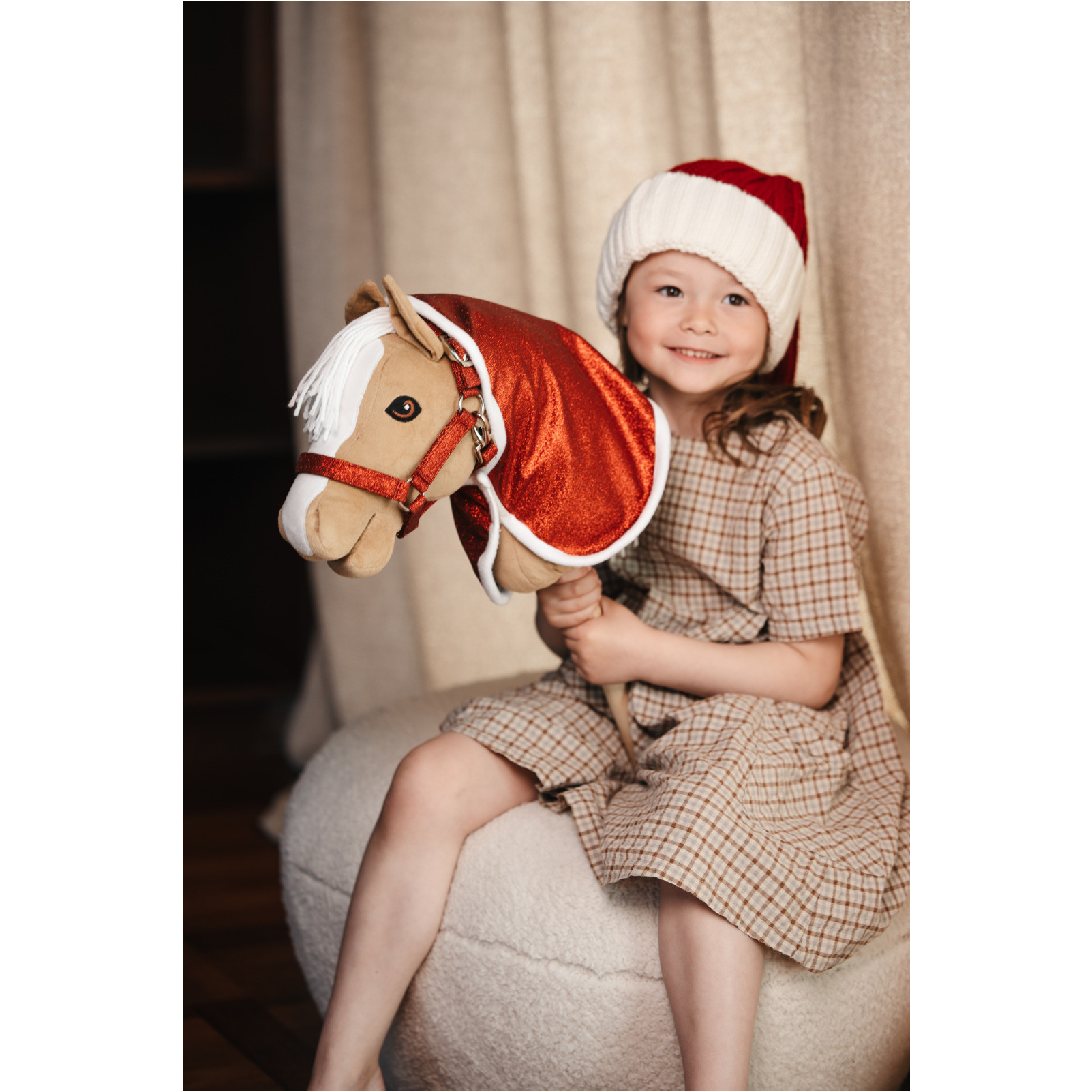 Spielzeug Weihnachtsdecke mit Glitzer rot Spielzeug Weihnachtsdecke mit Glitzer rot