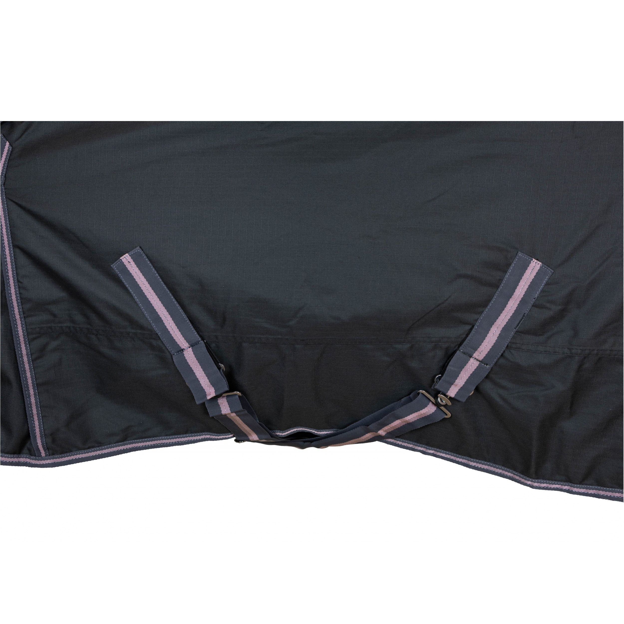 Weidedecke Full Neck Polarfleece 600D BASICLINE graphit/koralle