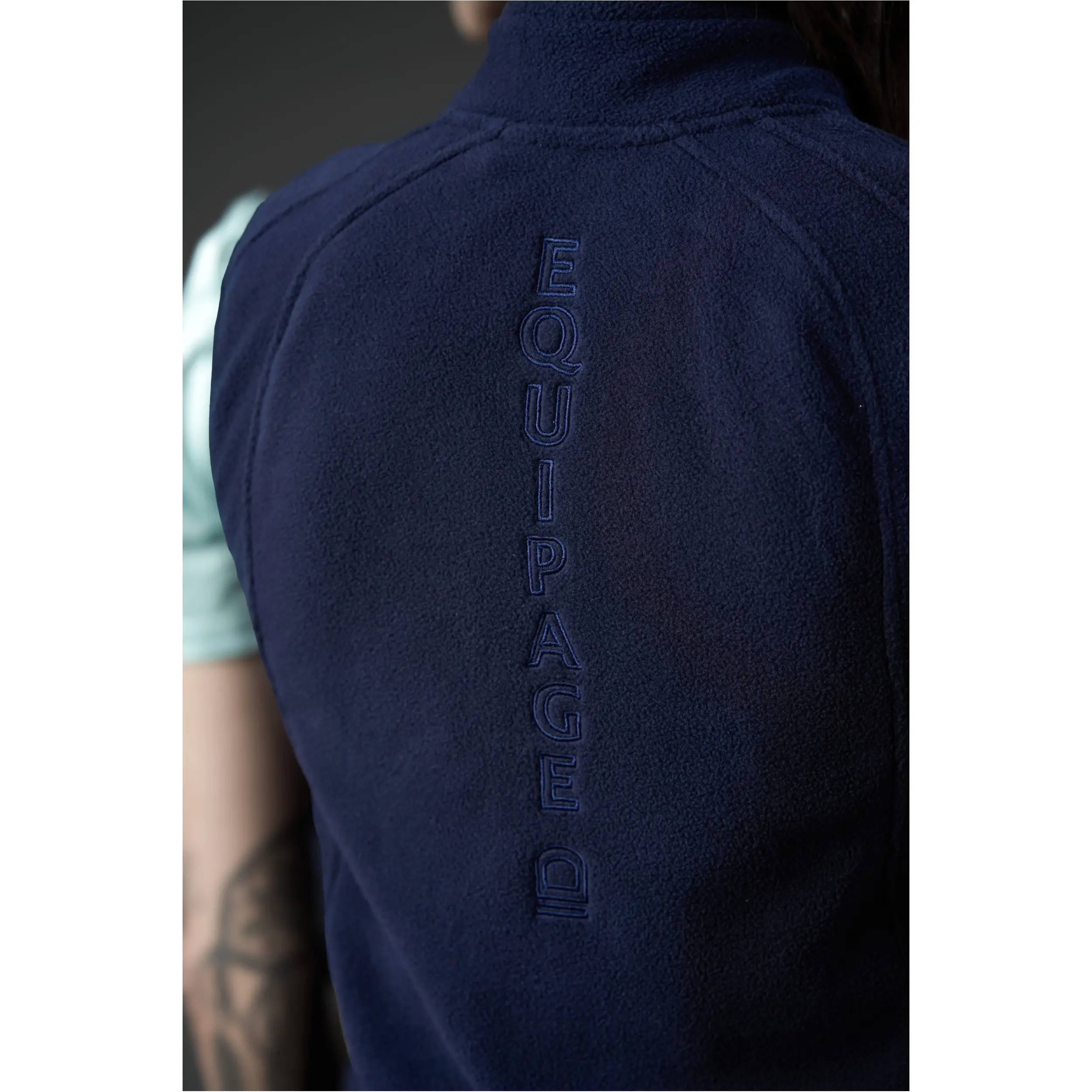 Damen Fleece-Reitweste ARIA navy