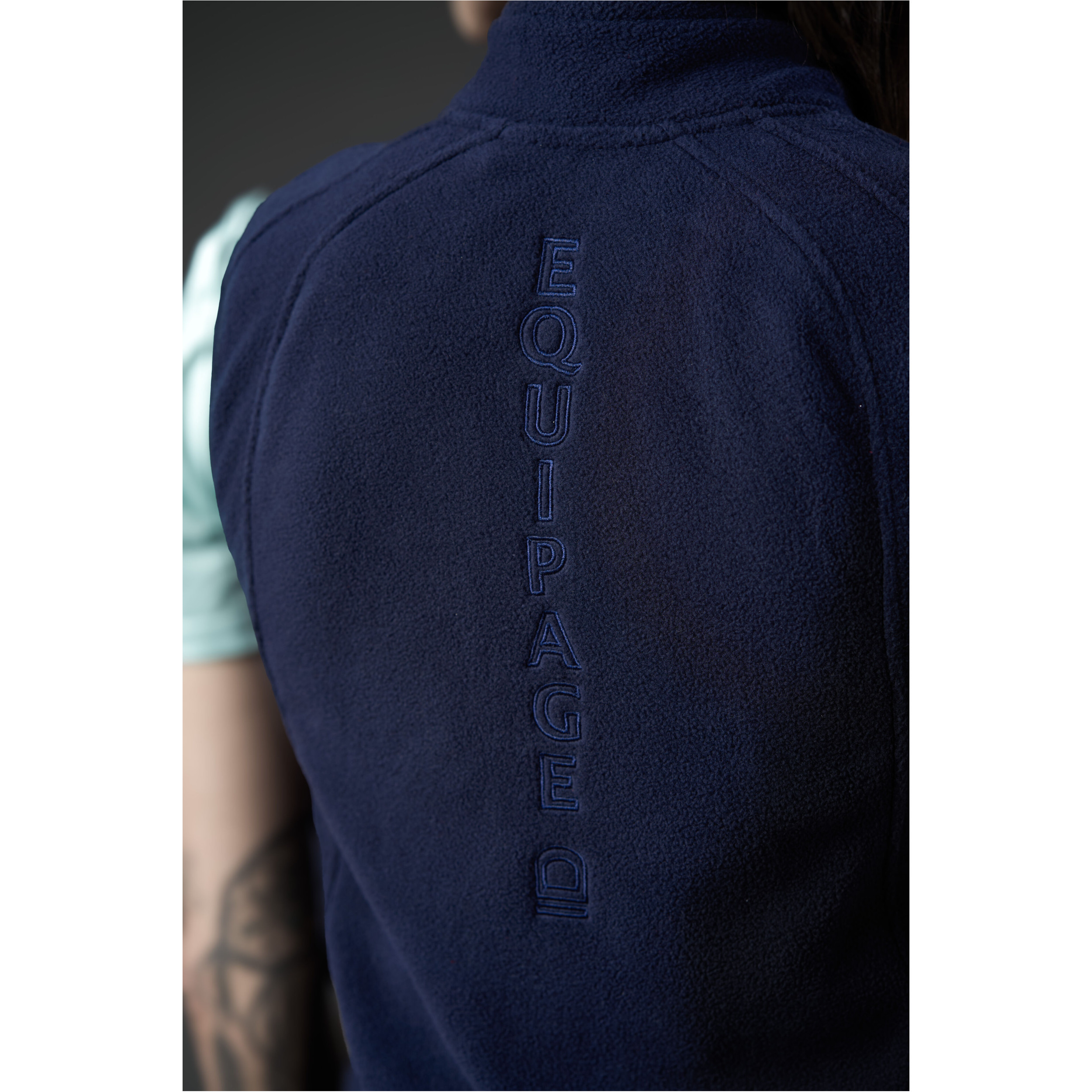 Damen Fleece-Reitweste ARIA navy