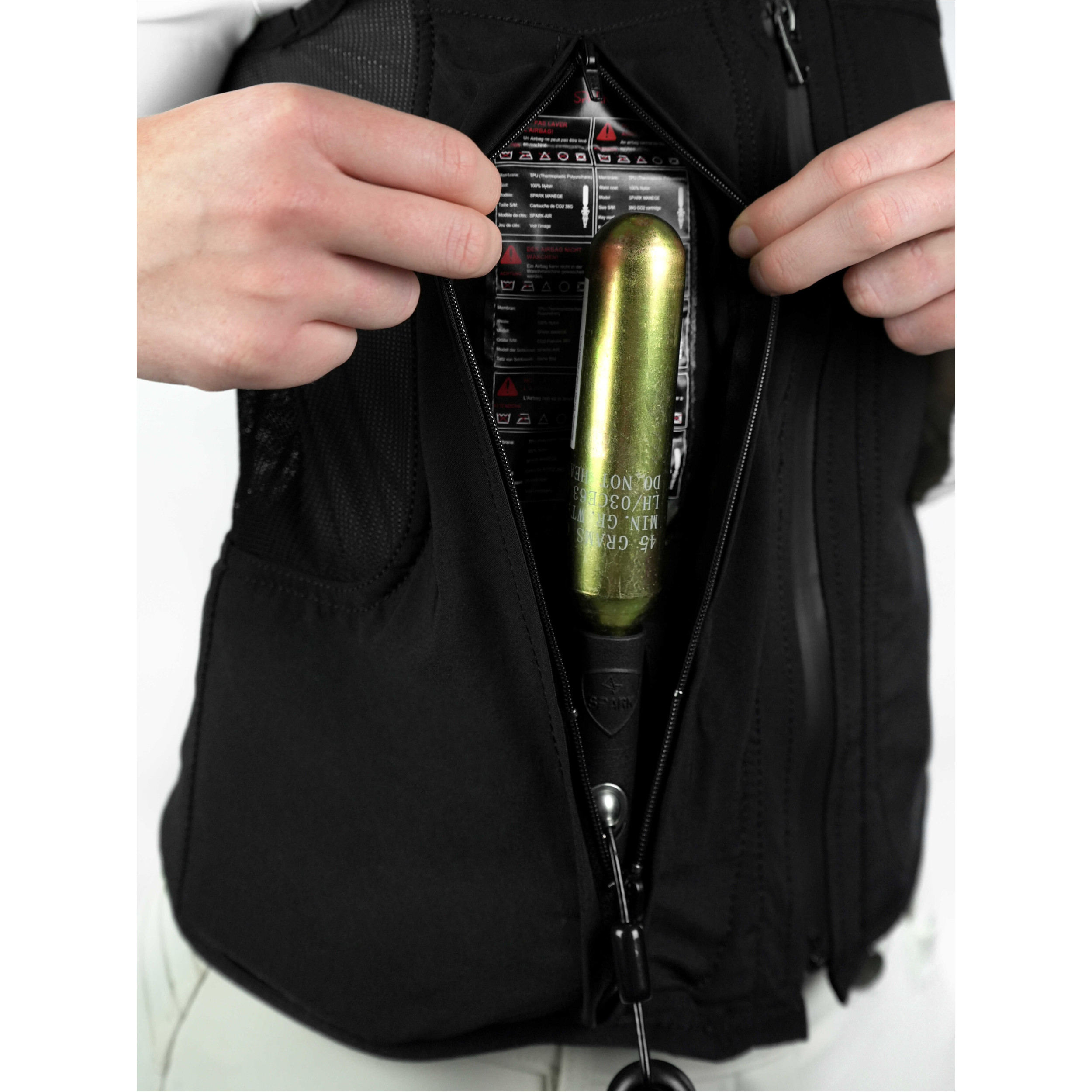 Airbag-Weste MANÈGE schwarz