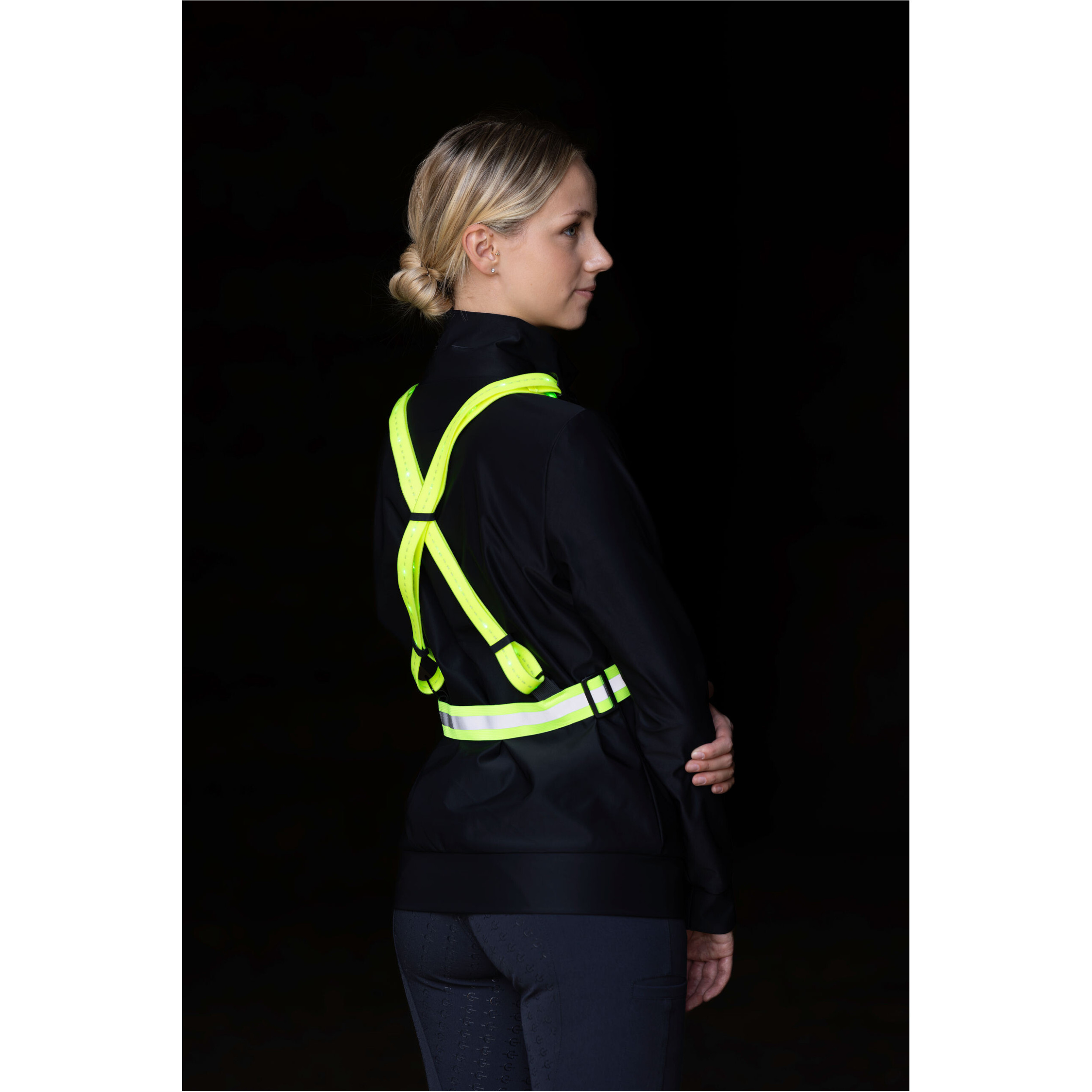 Funktionsweste LED gelb