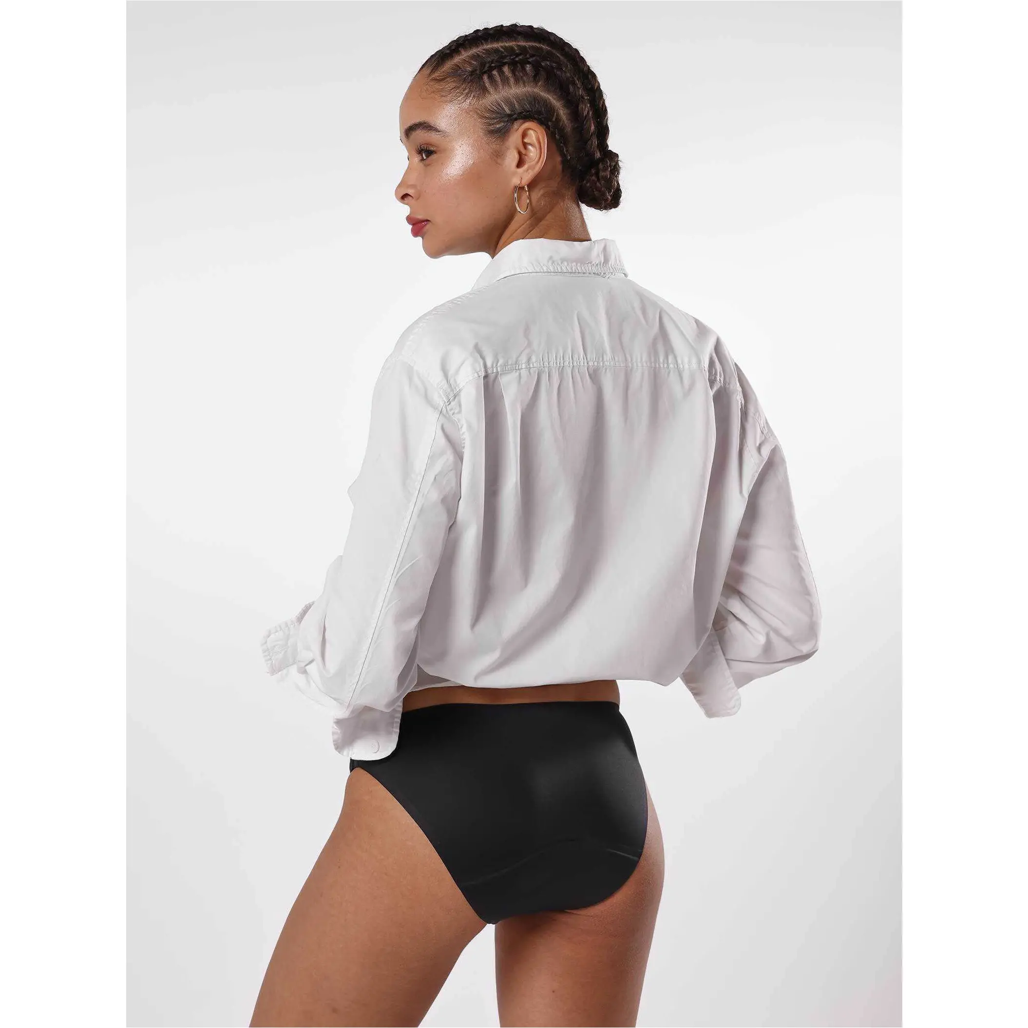 Damen Periodenslip abnehmbar HÉMÉRA schwarz