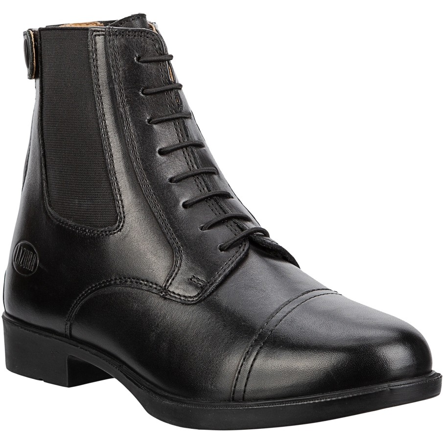 Reitstiefeletten CLASSIC Backzip Lace Echtleder schwarz Reitstiefeletten CLASSIC Backzip Lace Echtleder schwarz