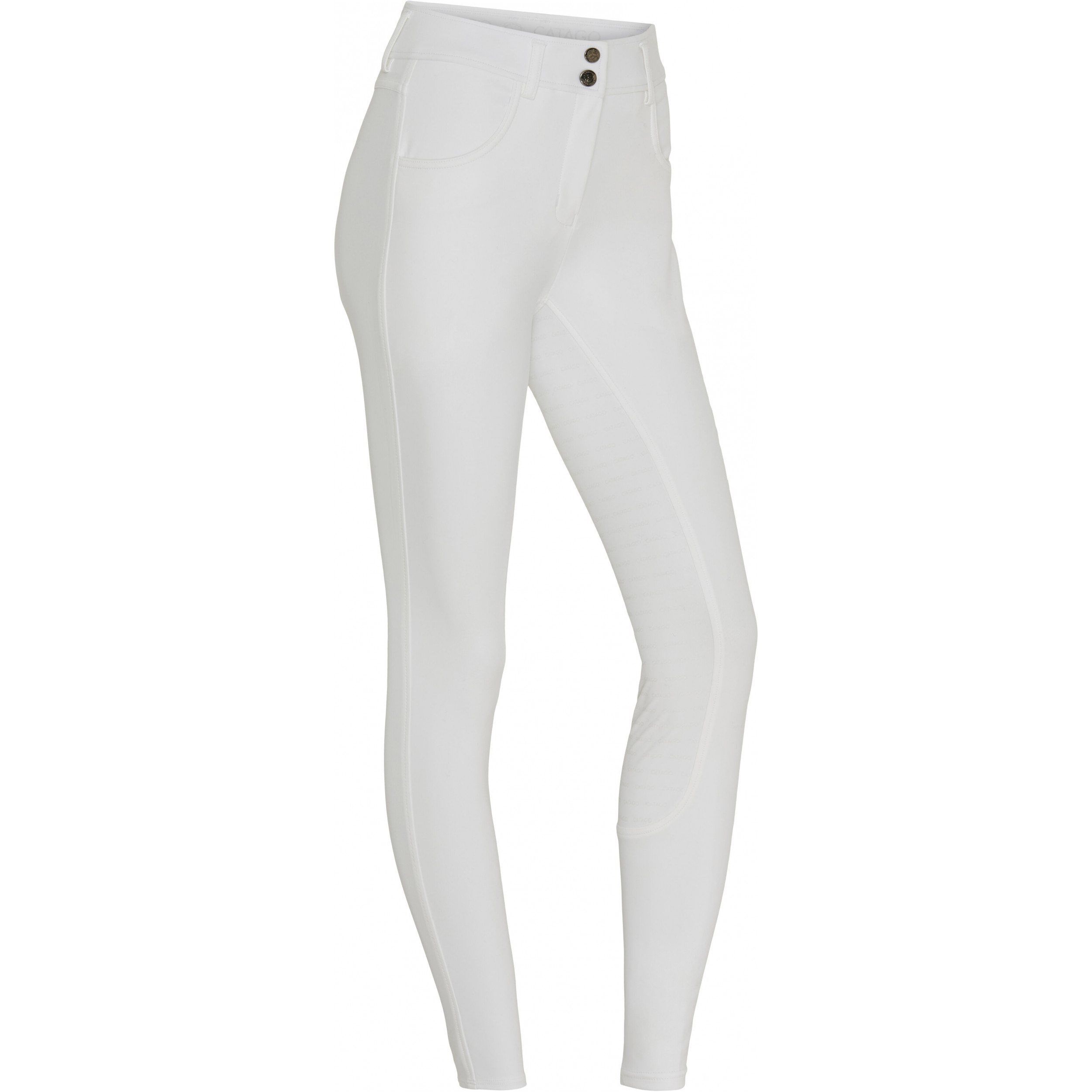 Damen Reithose Silikon Vollbesatz RACHEL weiß