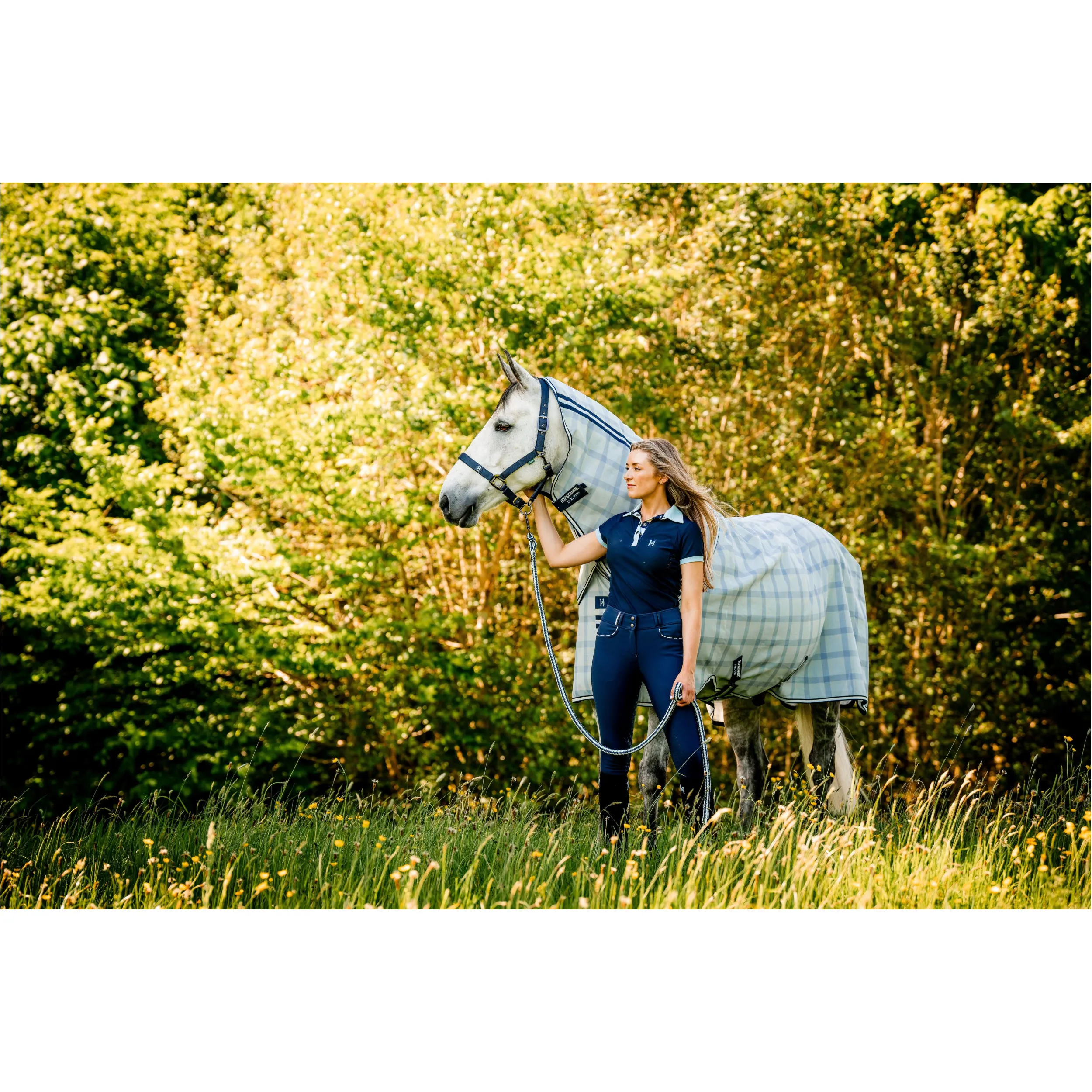 Fliegendecke mit Halsteil (abnehmbar) NEWMARKET Plus Fly Sheet witney navy