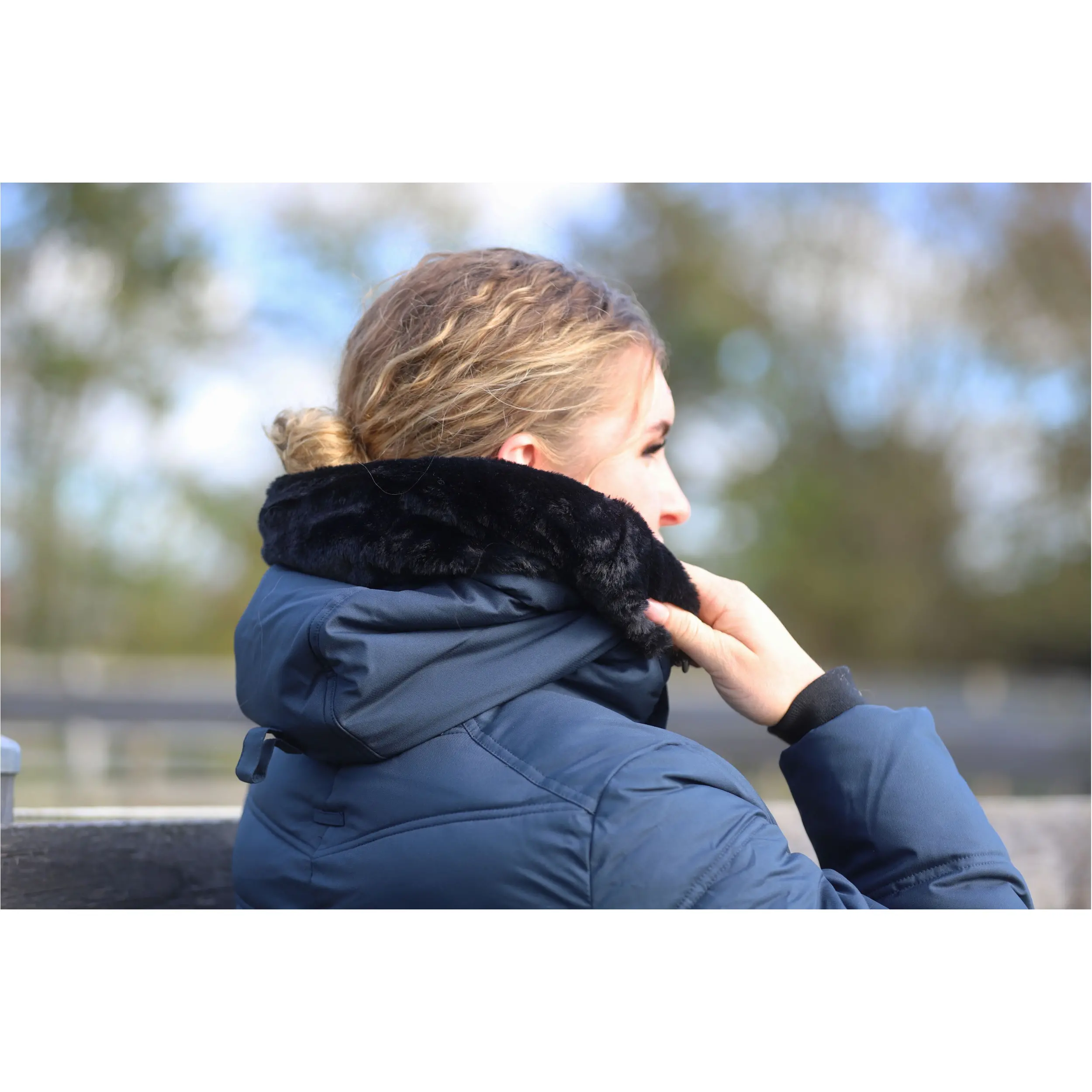 Damen Thermomantel SOPHIA nachtblau