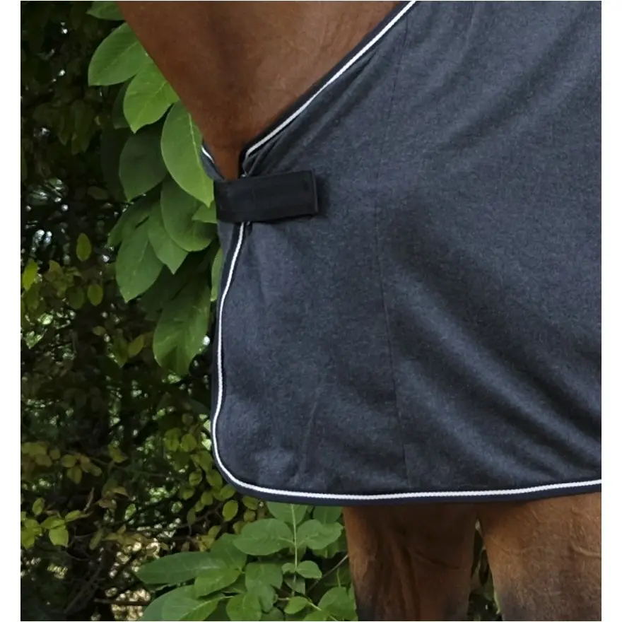 Abschwitzdecke CHINÉ meliert grau Abschwitzdecke CHINÉ meliert grau