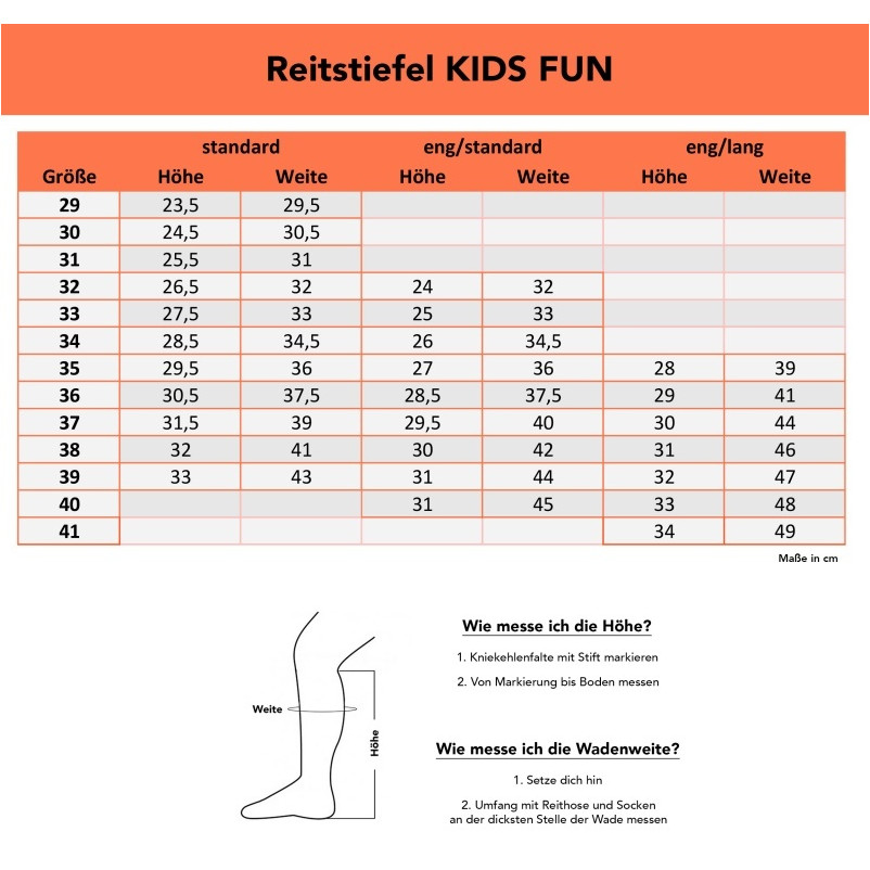 Kinder Reitstiefel NOVA KIDS FUN Polo CONVERTIBLE Echtleder schwarz