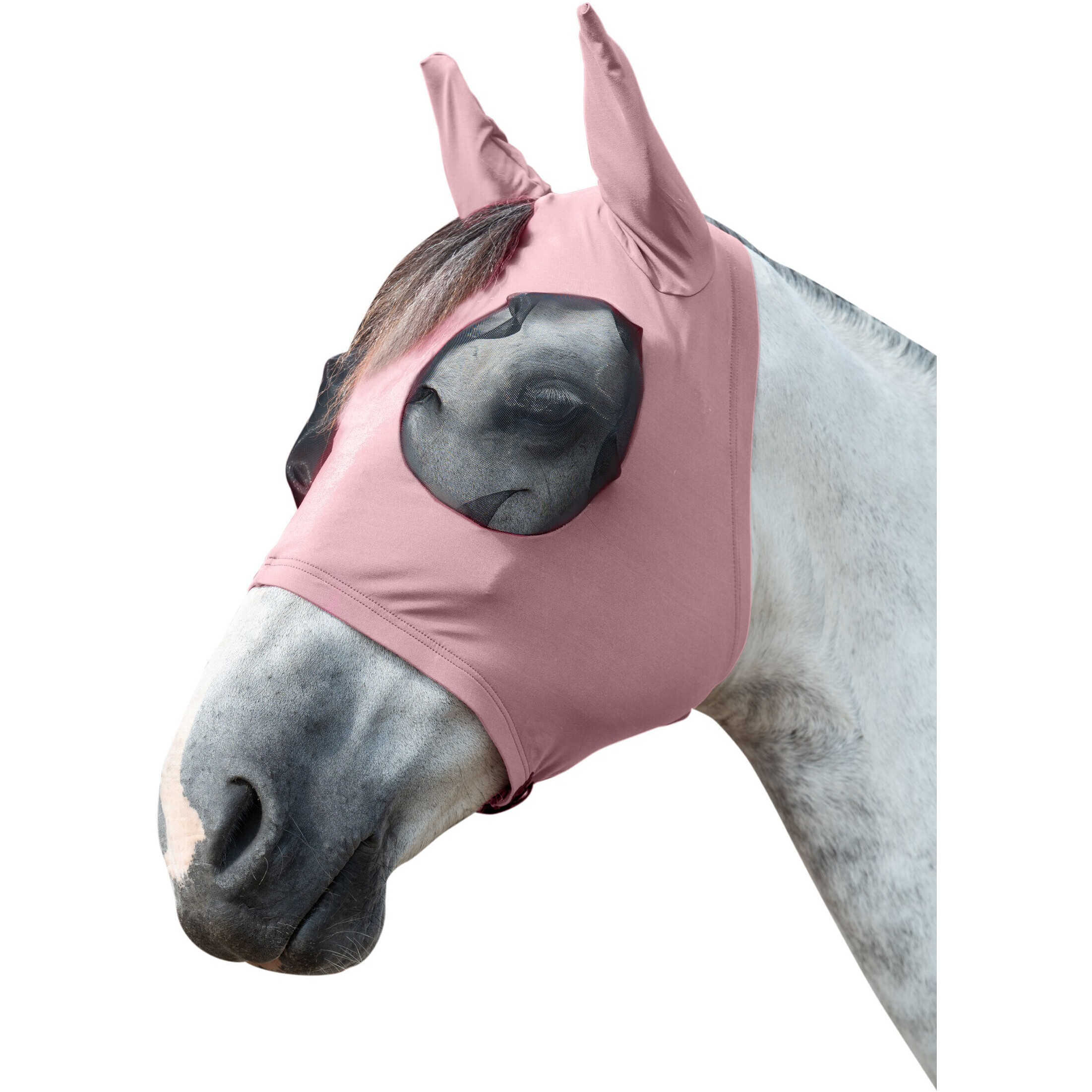 Fliegenschutzmaske ELASTIC altrosa