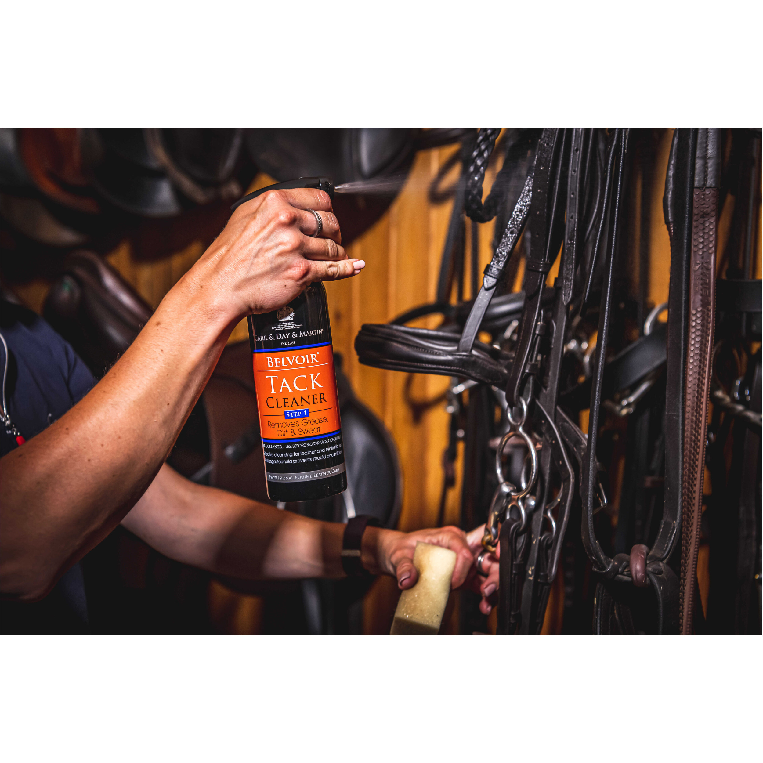 Lederpflege-Set Duo Step 1 + Step 2 BELVOIR 1000ml