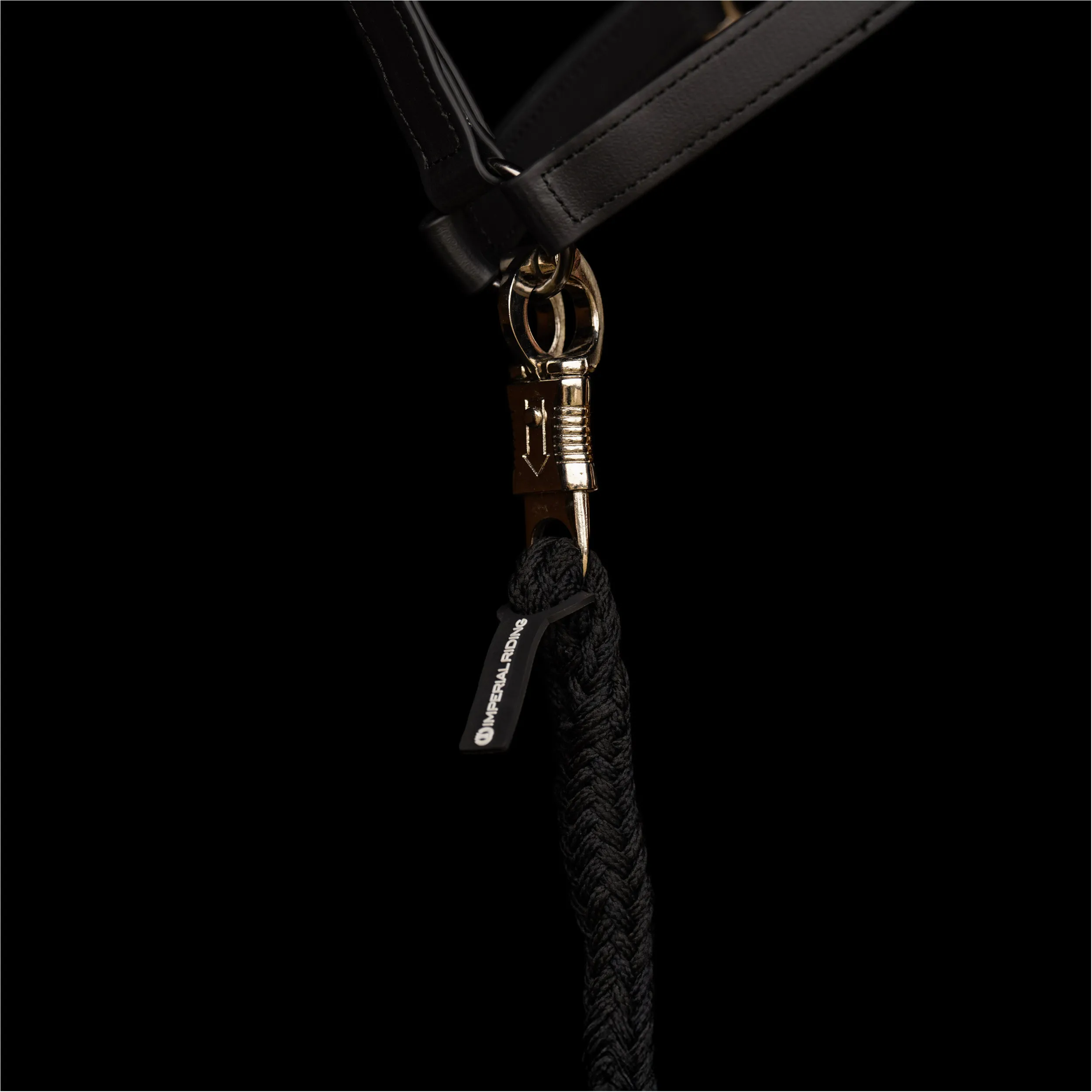 Führstrick mit Panikhaken IRHClassic schwarz