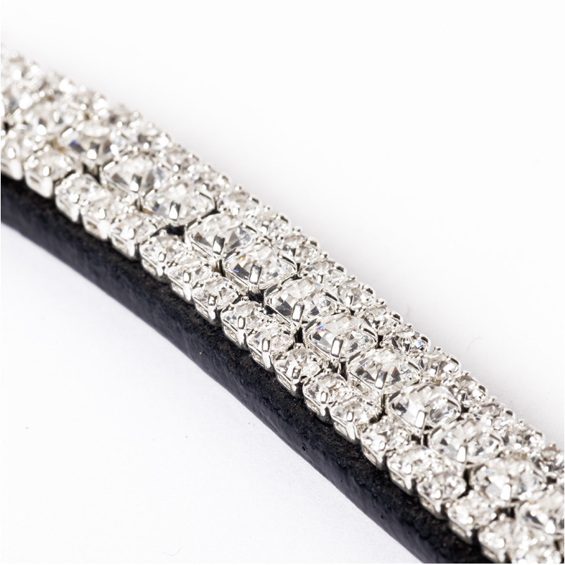 Stirnband PRINCESS schwarz/weiß