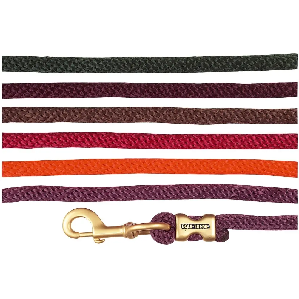Führstrick mit Karabinerhaken bordeaux 240cm Führstrick mit Karabinerhaken bordeaux 240cm