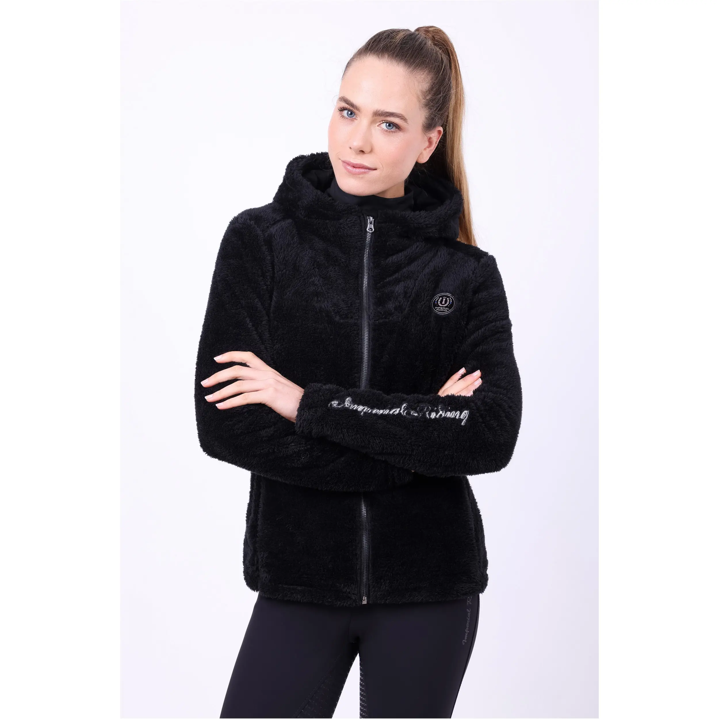 Damen Fleecejacke IRHCosy schwarz