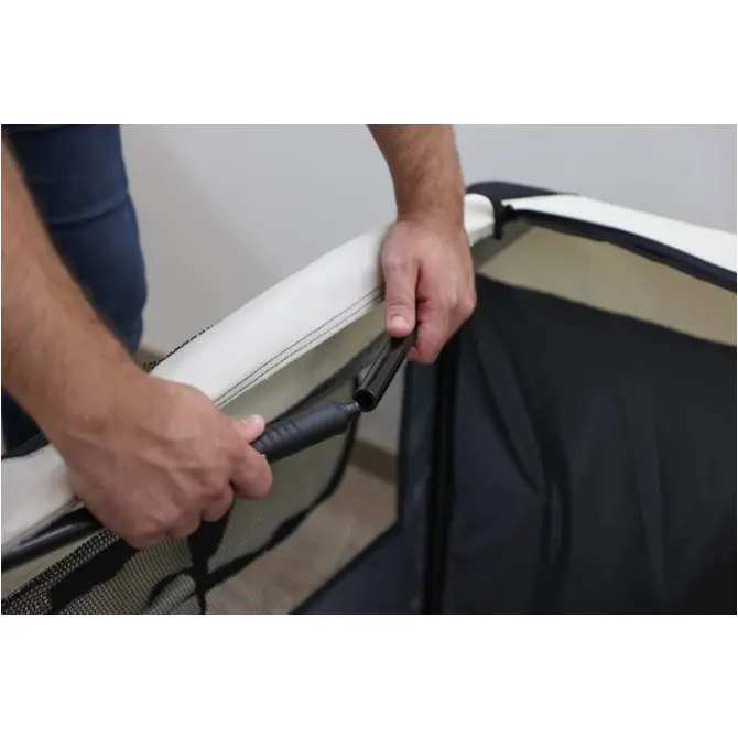 Hunde Transportbox JOURNEY grau/beige