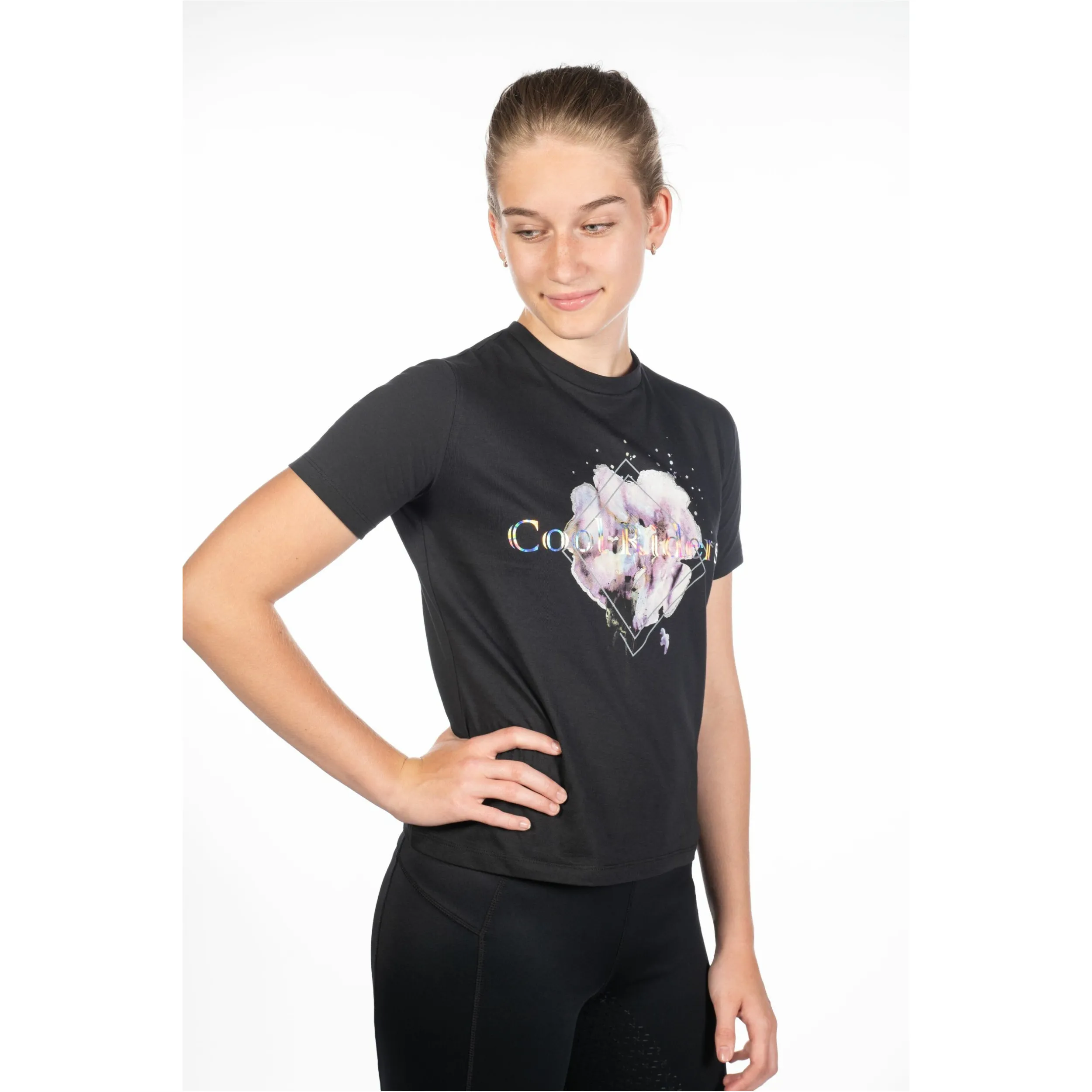 Kinder T-Shirt HAILEY schwarz
