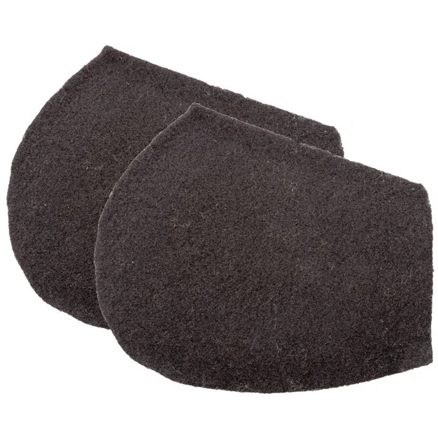 Einlagen Lammfellschabracke Polyester VORNE schwarz