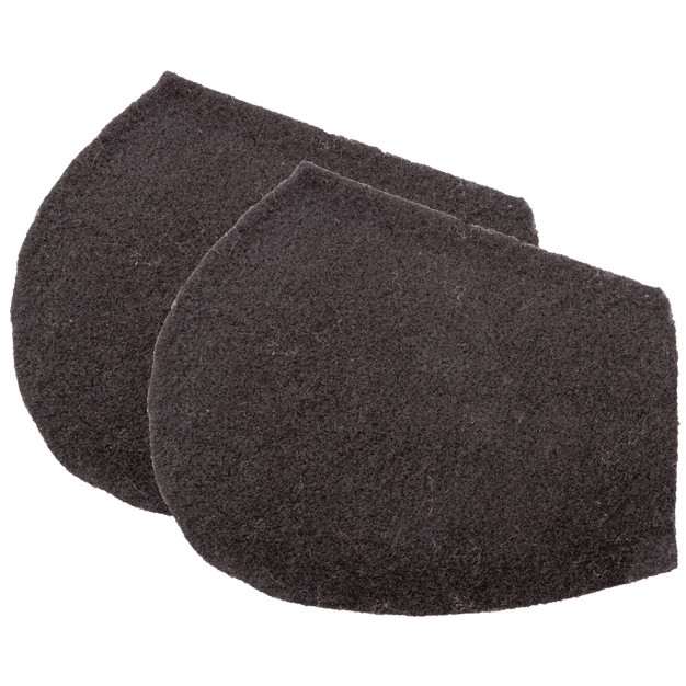 Einlagen Lammfellschabracke Polyester VORNE schwarz Einlagen Lammfellschabracke Polyester VORNE schwarz