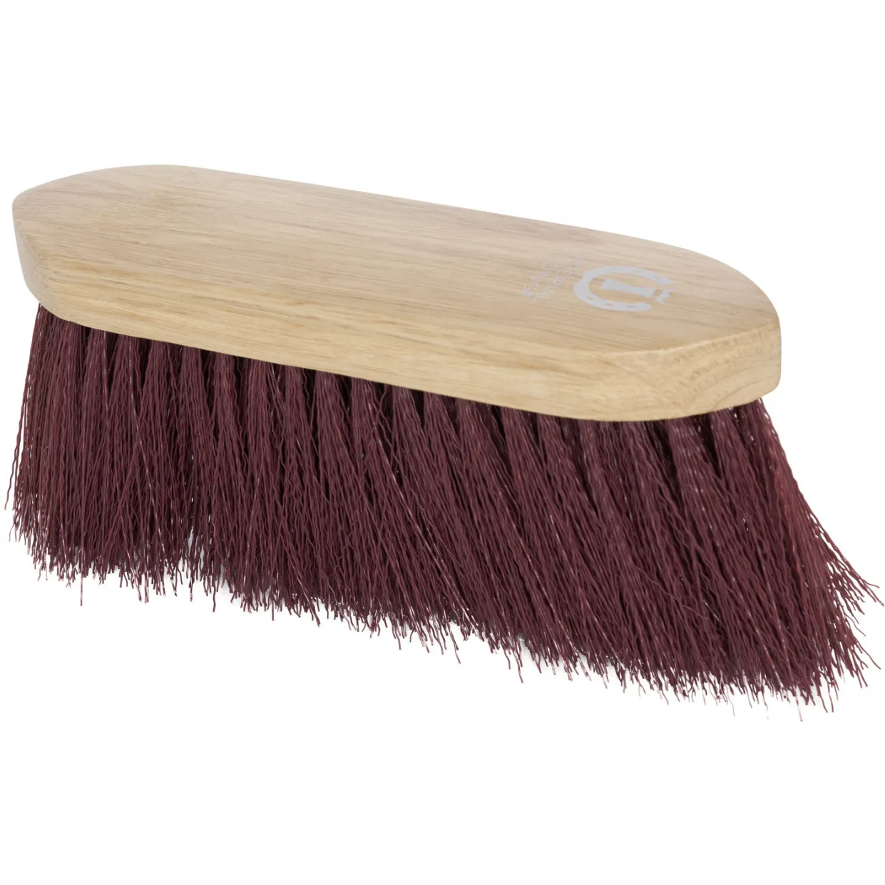 Wurzelbürste langes Nylon Haar mit Holzrücken IRH bordeaux