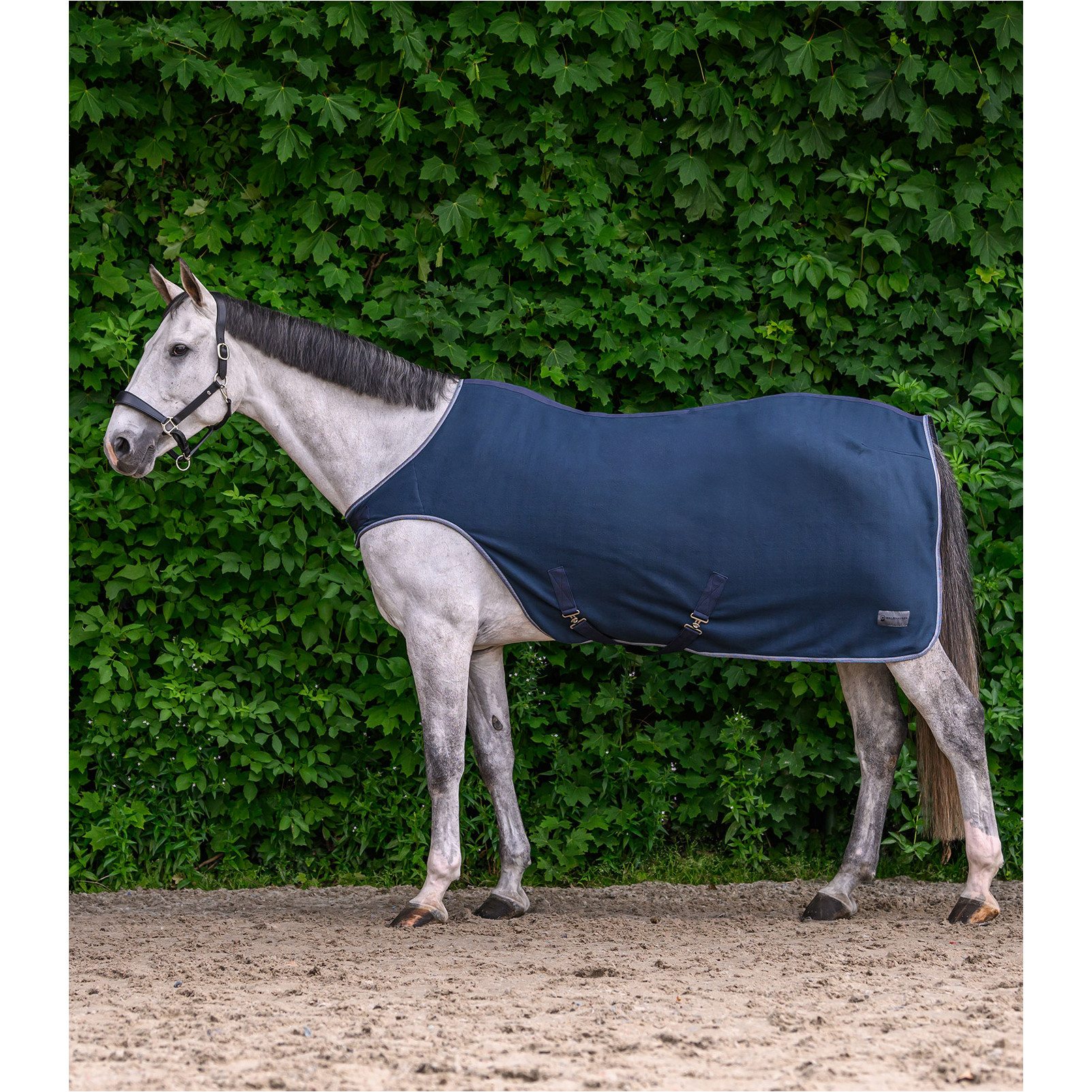 Fleece-Führmaschinendecke ECONOMIC nachtblau