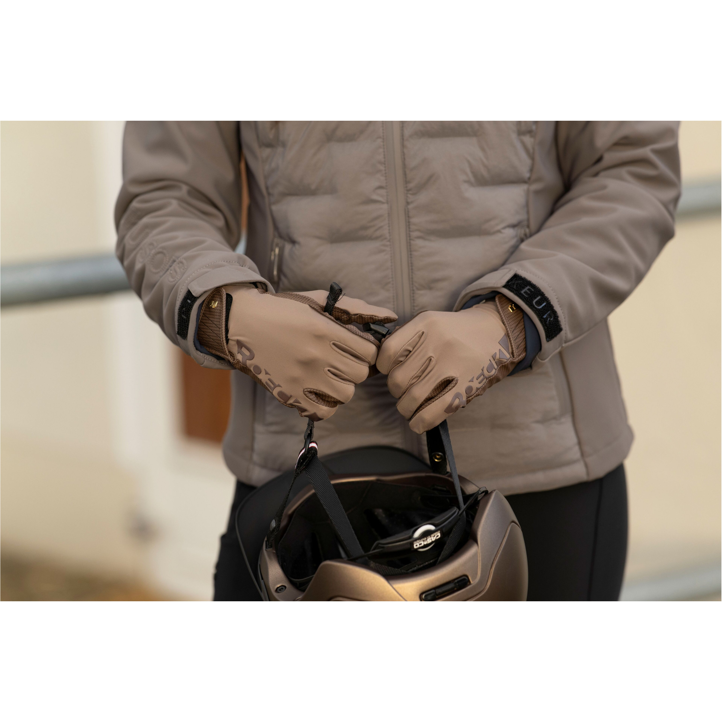 Reithandschuhe MUENSTER dark taupe