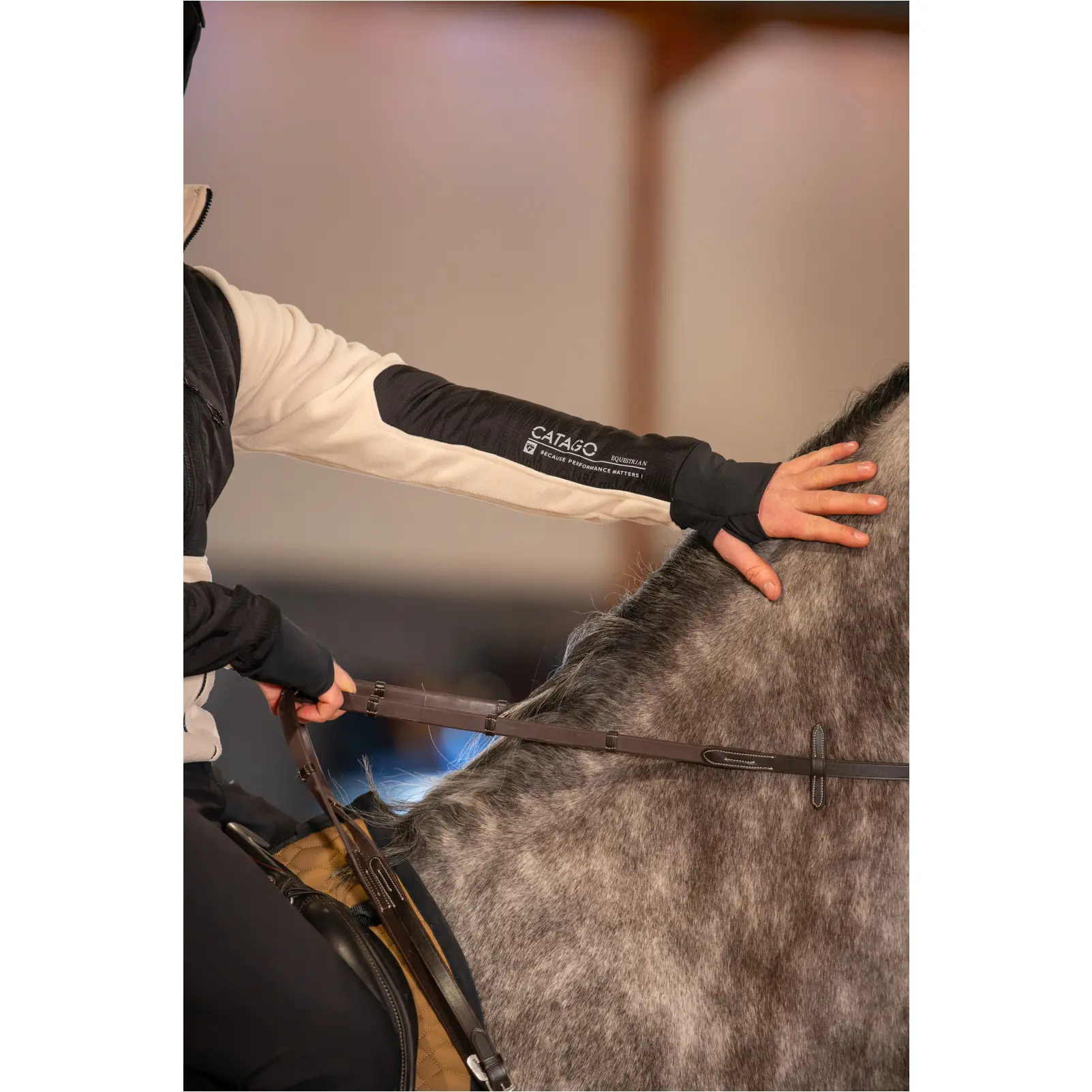 Herren Fleecereitjacke NEIL sandshell Herren Fleecereitjacke NEIL sandshell