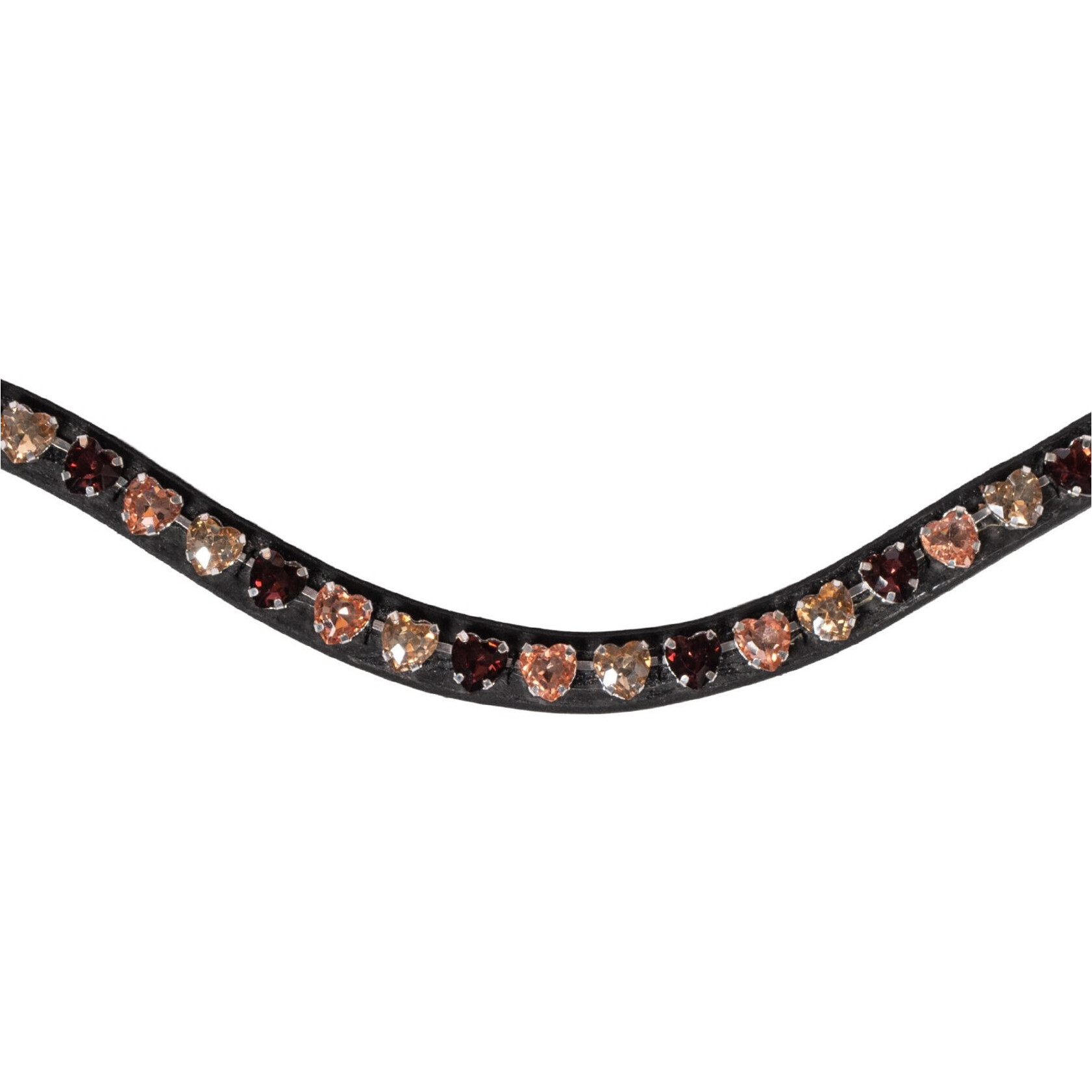 Stirnband AMOUR schwarz/braun/taupe/champagner