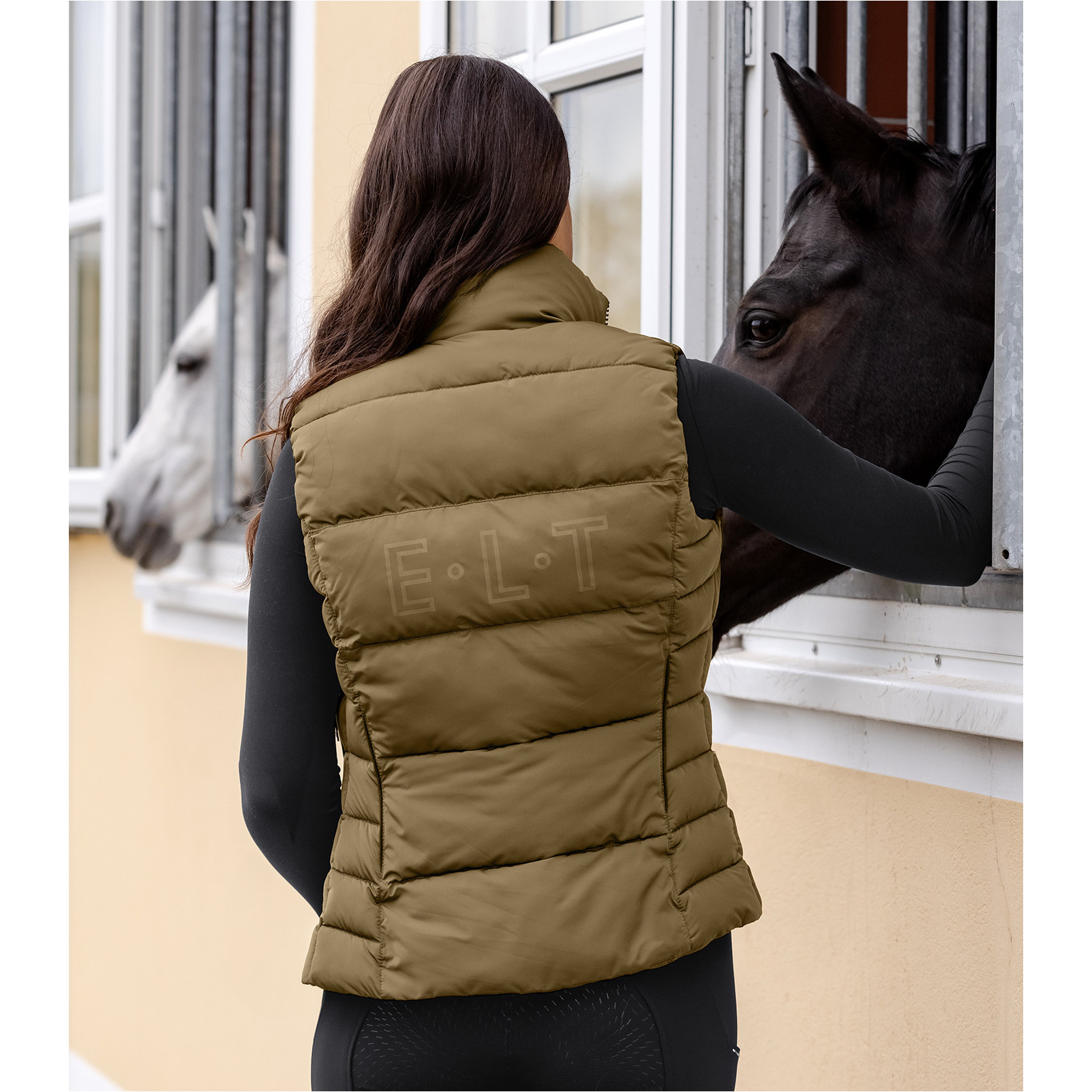 Damen Winter Lightweight Weste OXFORD khakigrün