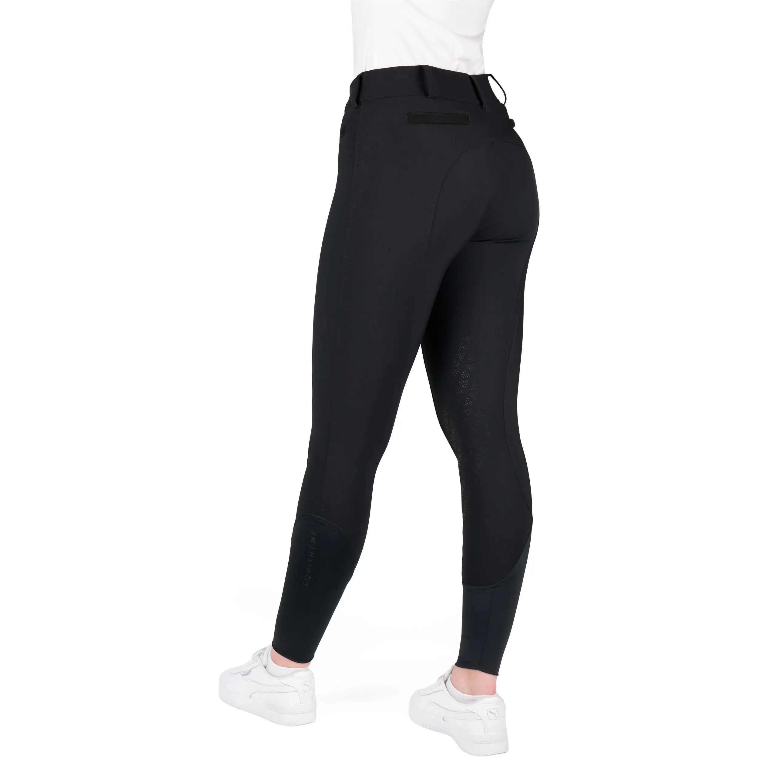 Damen Reithose Silikon Kniebesatz EK-SALLY schwarz