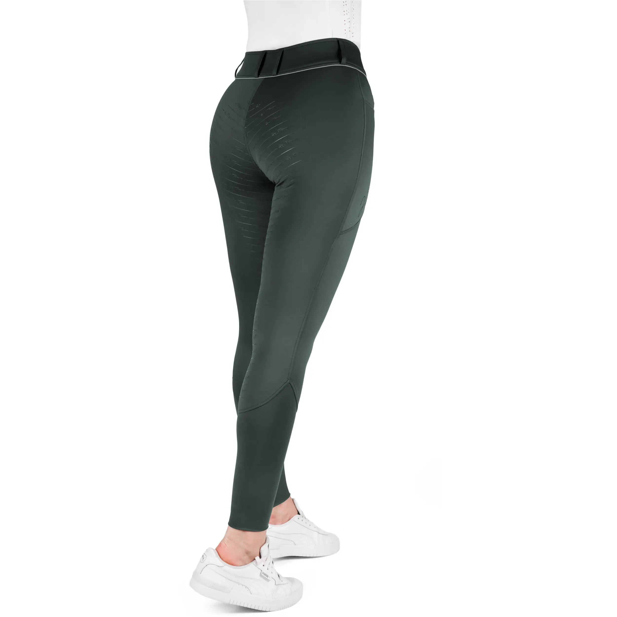 Damen Reithose Silikon Vollbesatz Je t’aime EK-ELSA khaki