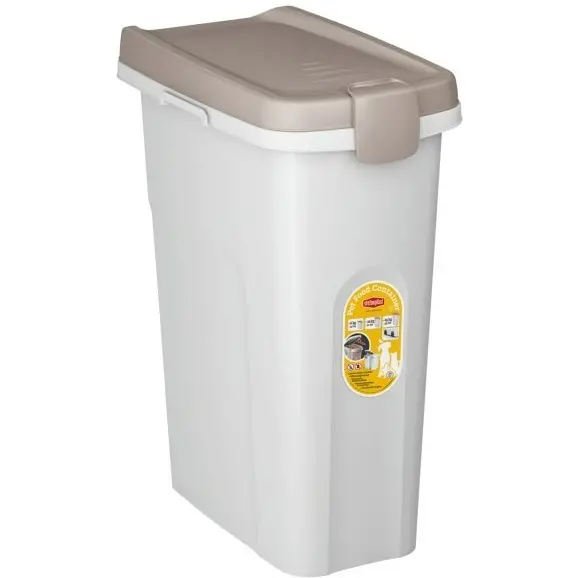 Petfood Container braun/weiß