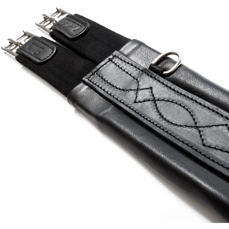 Ledersattelgurt geölt mit Elast CLASSIC schwarz