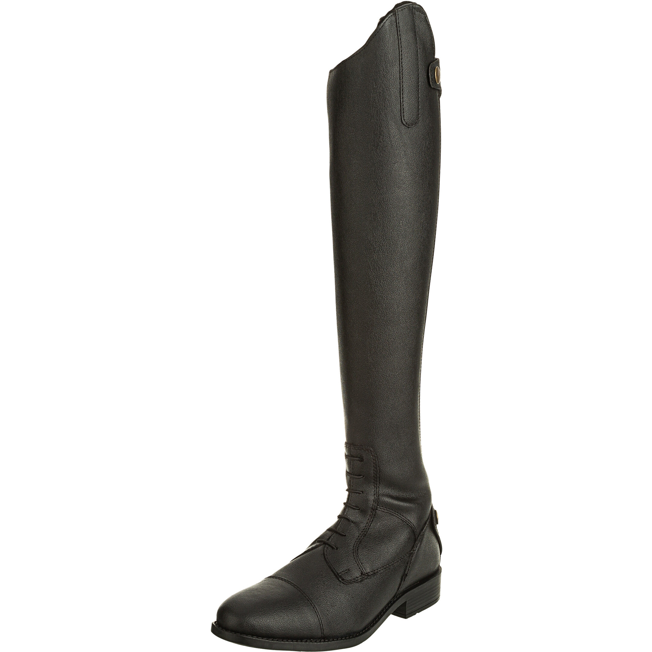 Winter Damen Reitstiefel CALGARY Kunstleder schwarz