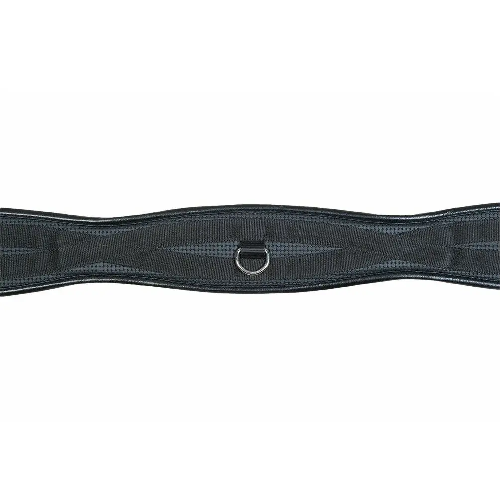 PVC Sattelgurt PRO GEL schwarz